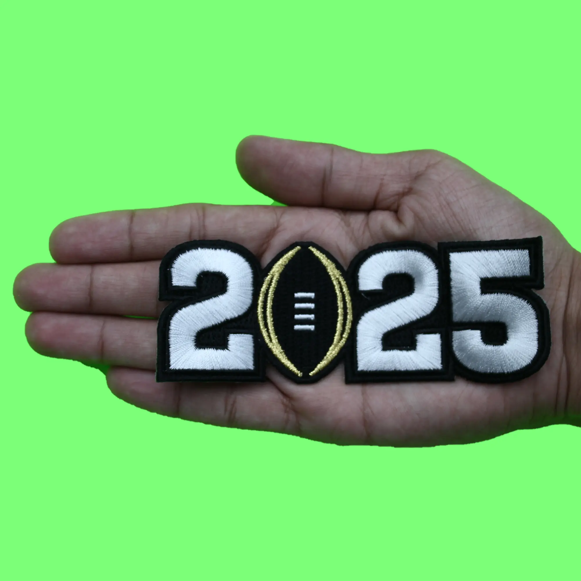 2025 College National Championship Game NCAA Jersey Patch Notre Dame Ohio State - Image 3