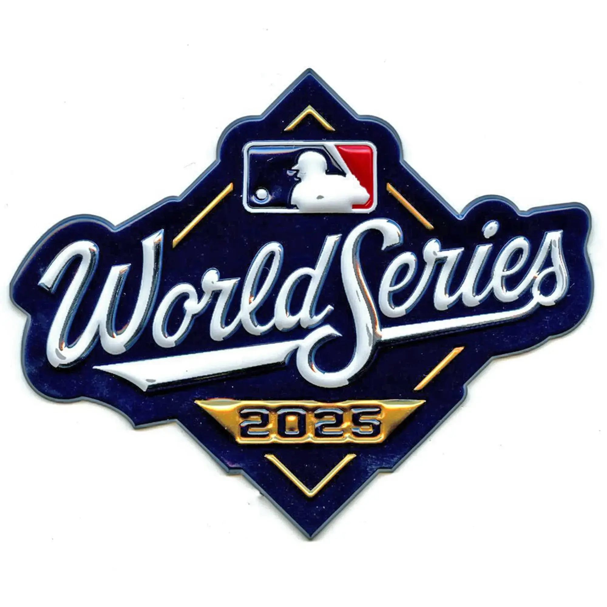2025 MLB World Series Jersey Patch Los Angeles Dodgers Toronto Blue Jays TPU - Image 2