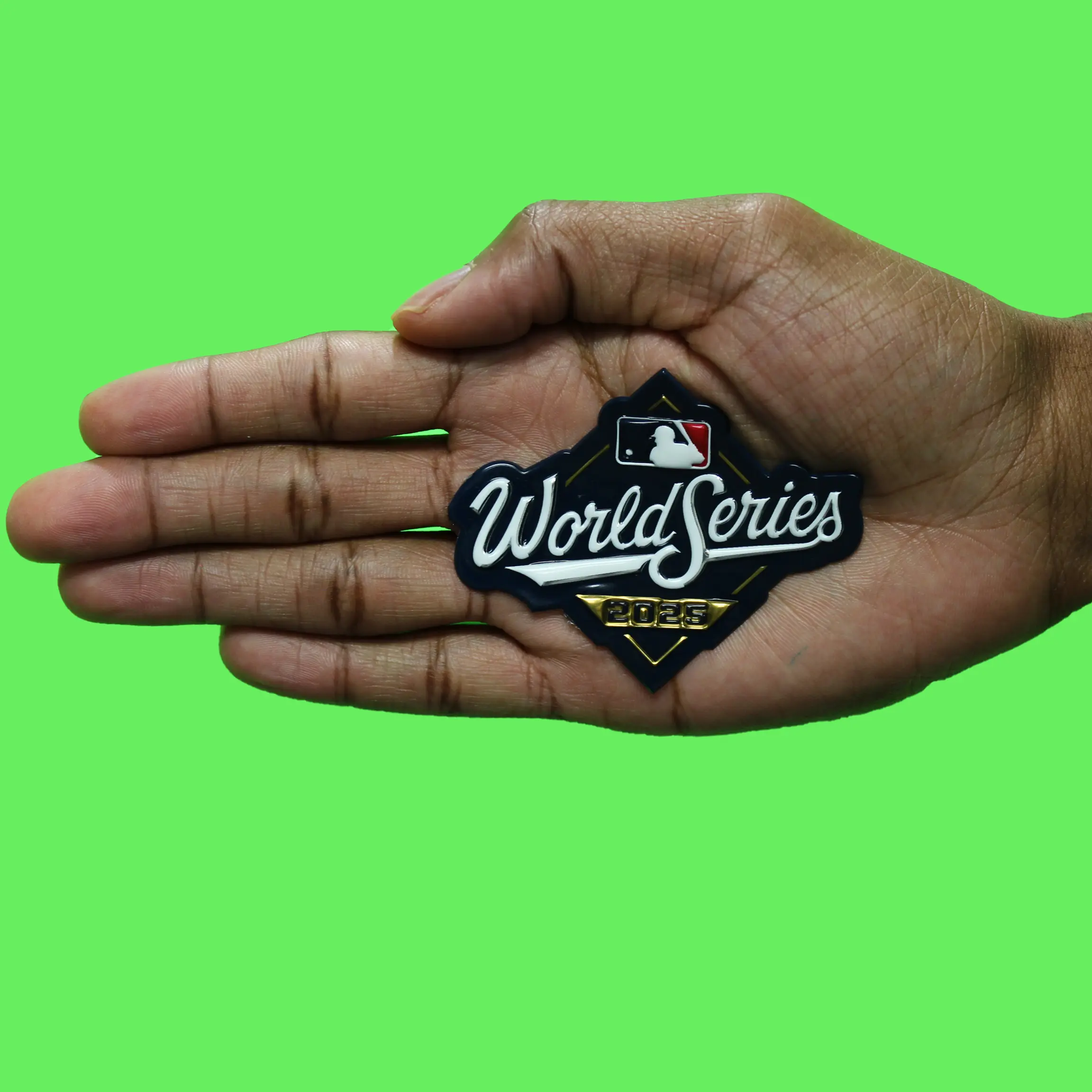 2025 MLB World Series Jersey Patch Los Angeles Dodgers Toronto Blue Jays TPU - Image 3