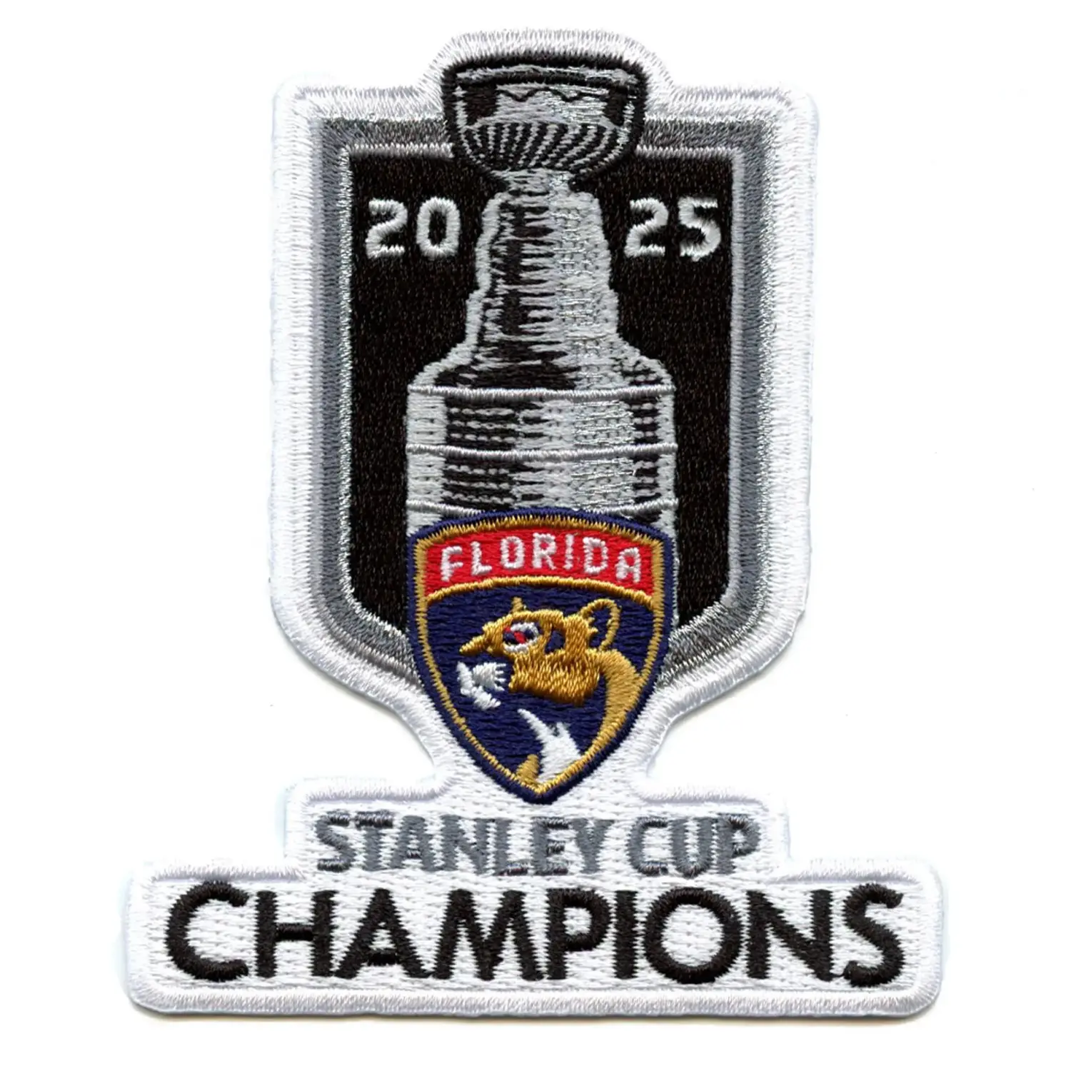 2025 NHL Stanley Cup Final Champions Florida Panthers Jersey Patch - Image 2