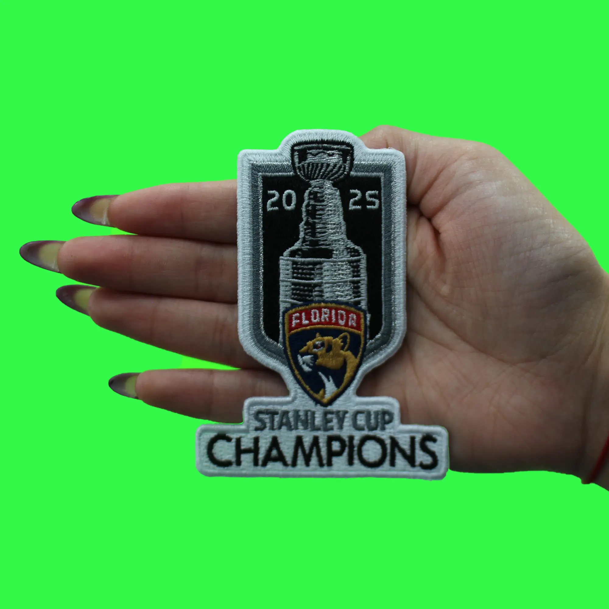 2025 NHL Stanley Cup Final Champions Florida Panthers Jersey Patch - Image 3