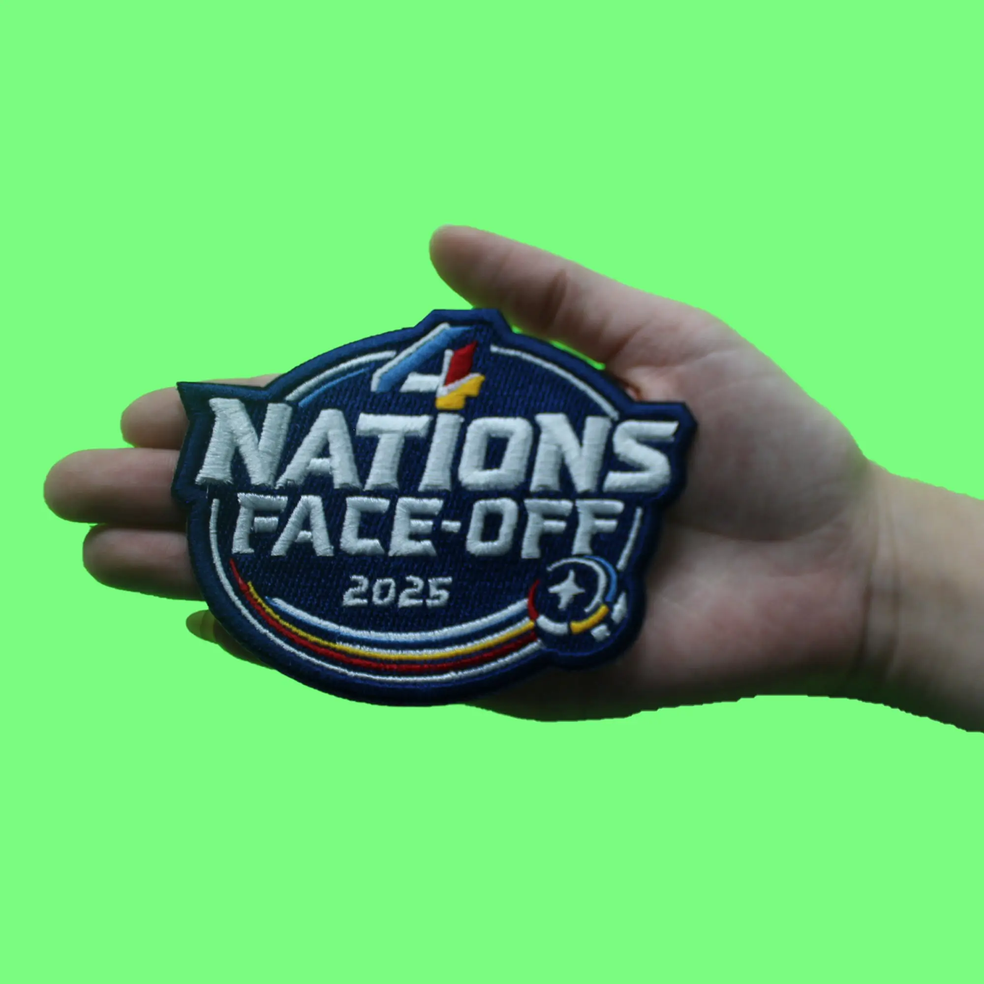 2025 Official NHL Four Nations Faceoff Jersey Patch All Star Game - Image 3