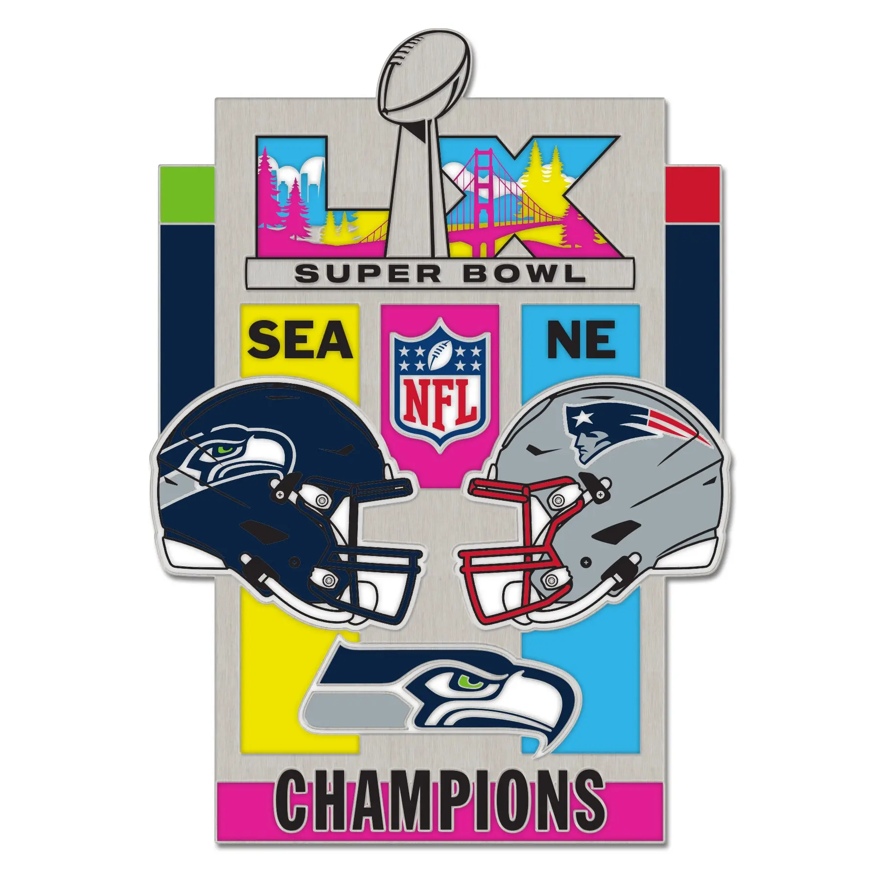 2026 NFL Super Bowl LX 60 Champions Duel Pin Seattle Seahawks