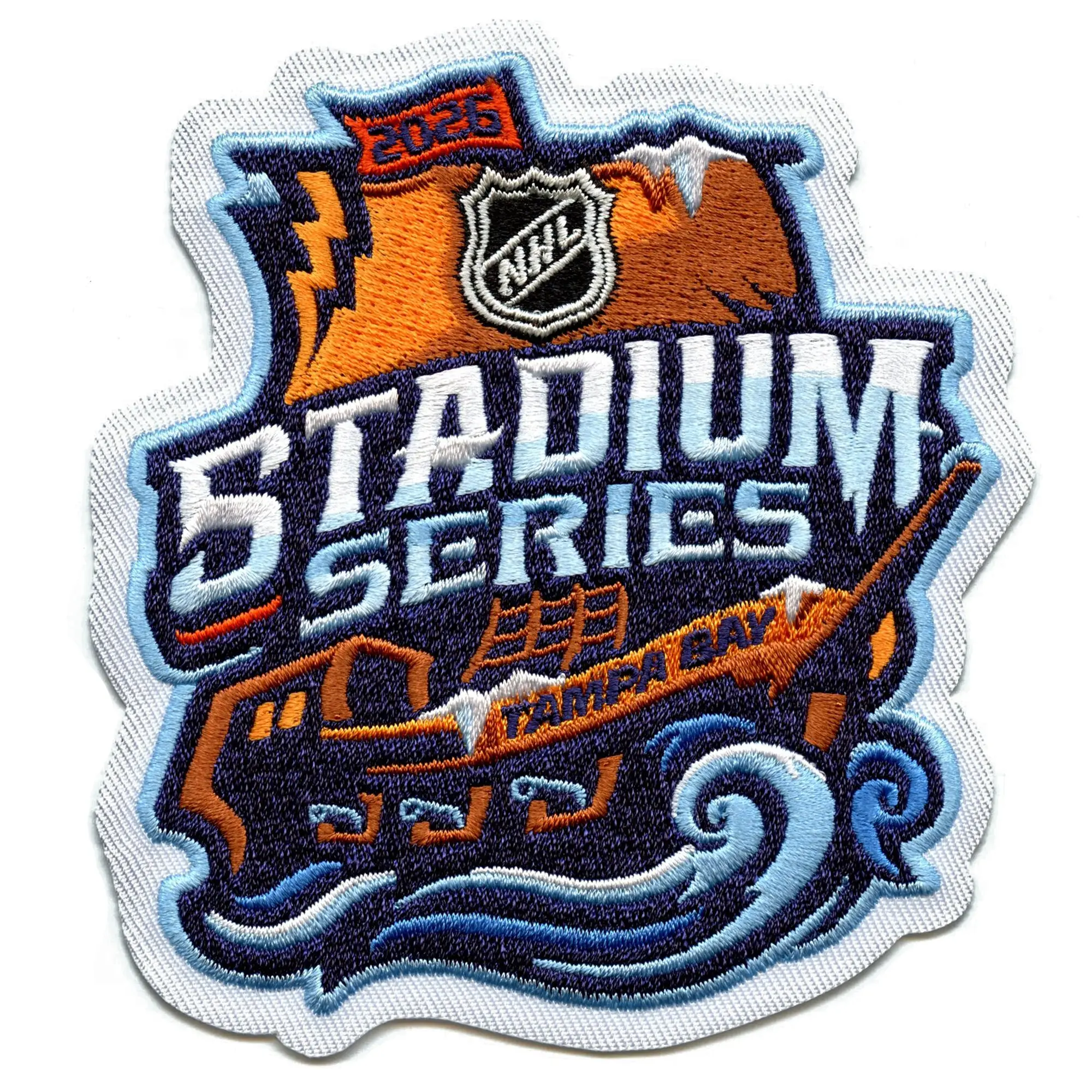2026 NHL Stadium Series Game Jersey Patch Tampa Bay Lightning Boston Bruins Raymond James Stadium - Image 2