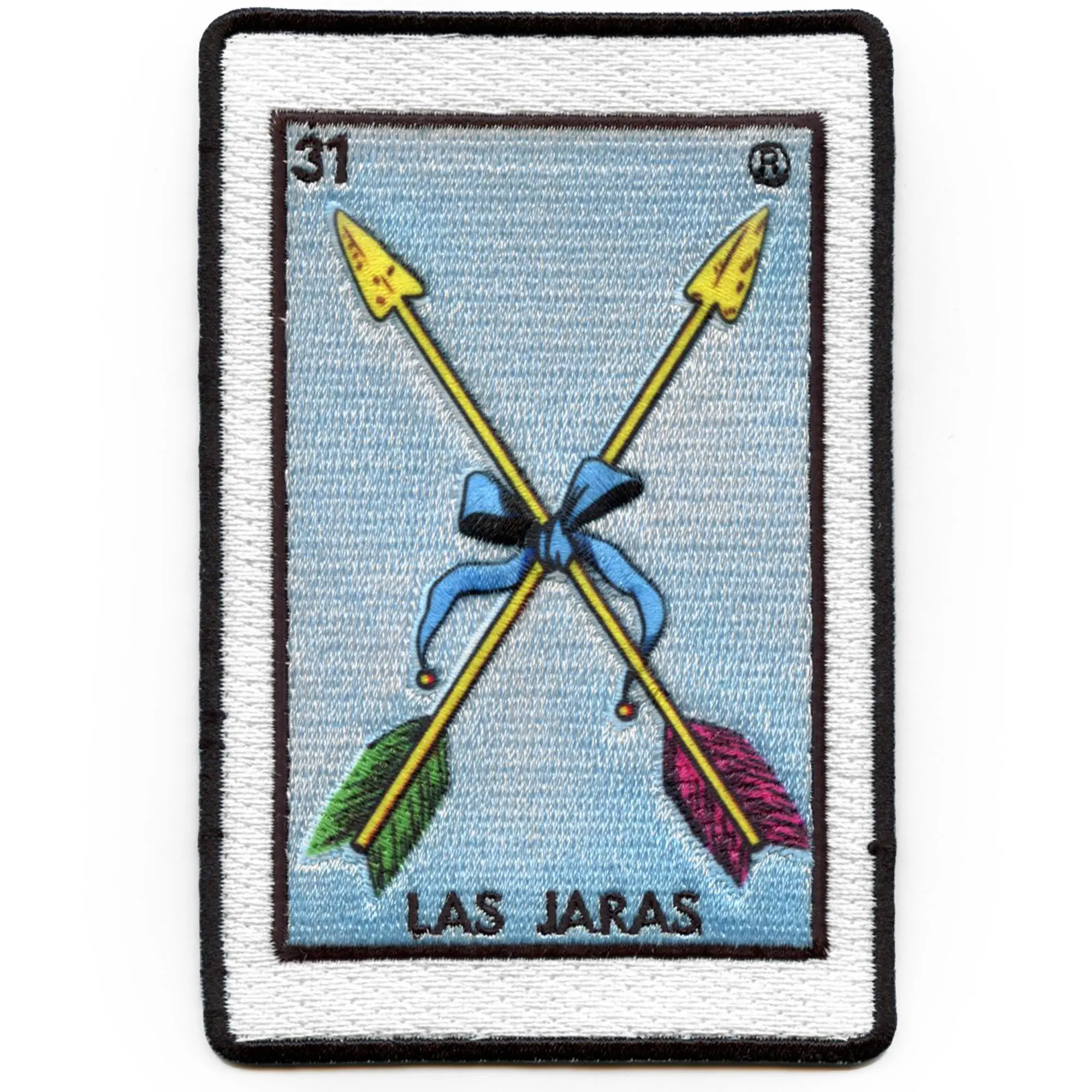 Las Jaras 31 Patch Mexican Loteria Card Sublimated Embroidery Iron On - Image 2