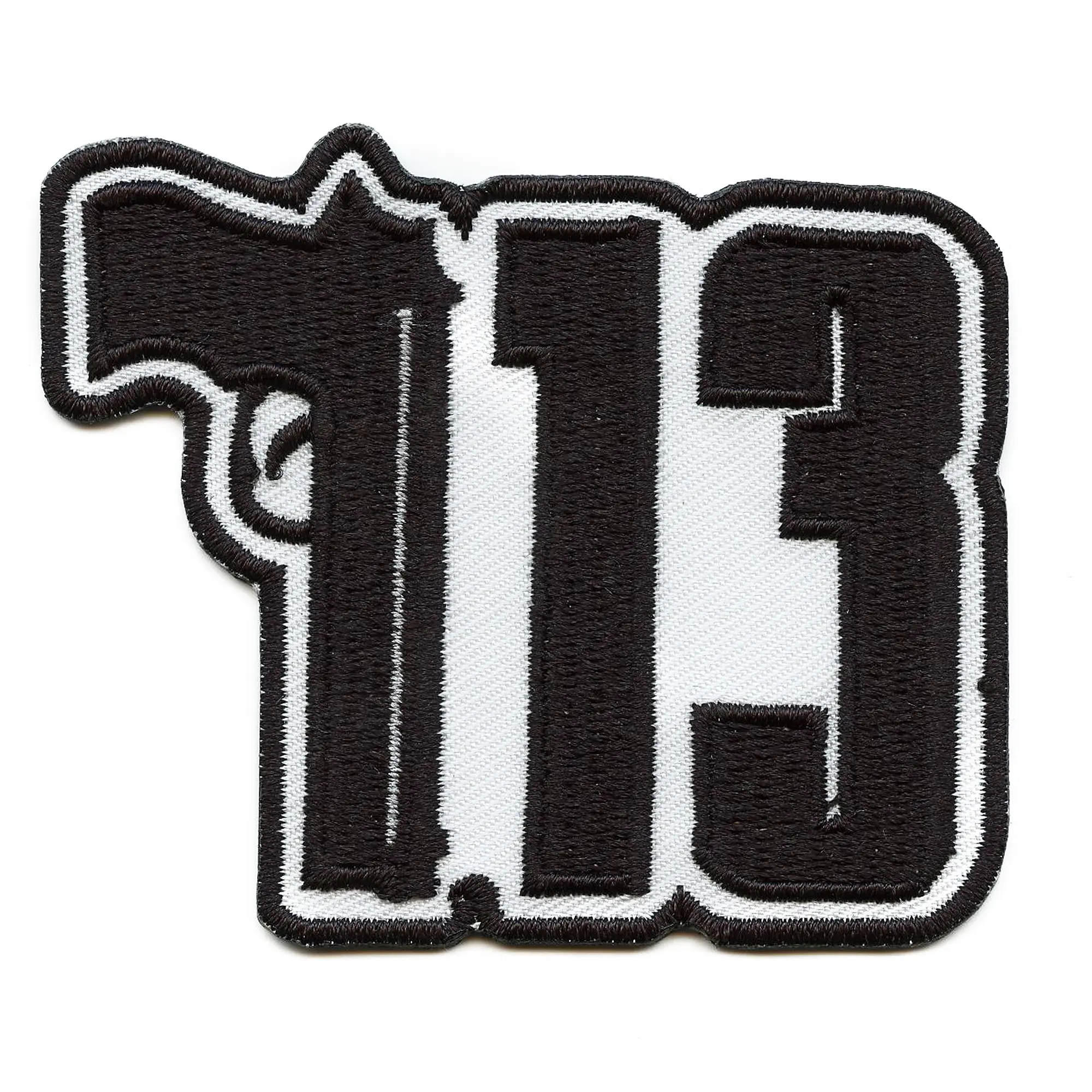 713 Houston Gun Patch City Pride Hand Embroidered Iron on - Image 2