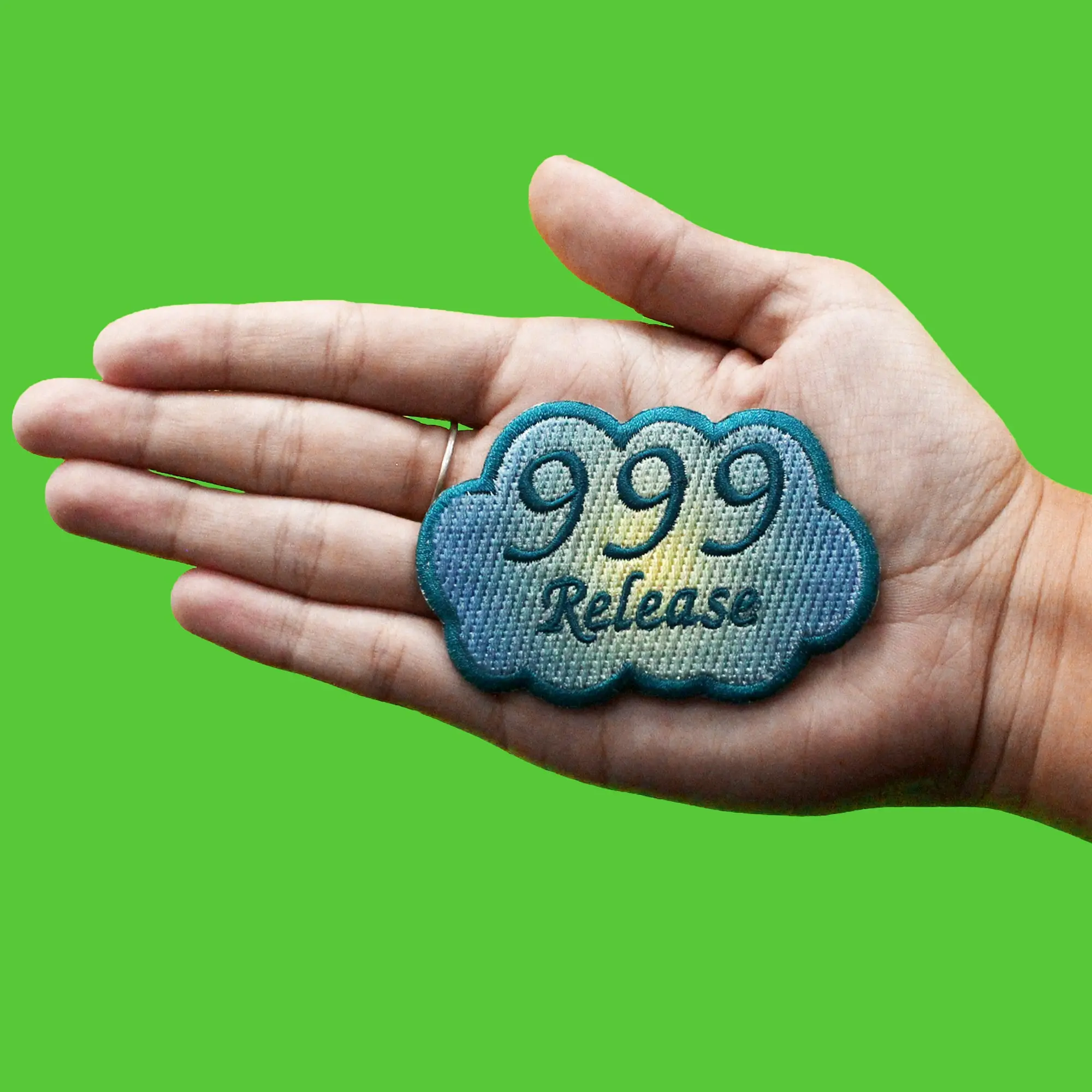 999 Angel Numbers Patch Release Mythology Psychic Embroidered Iron On - Image 2
