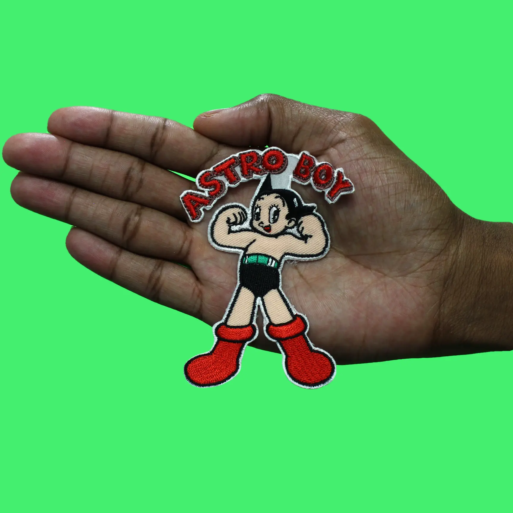 Astro Boy Anime Patch A Flex Pose Embroidered Iron On - Image 2