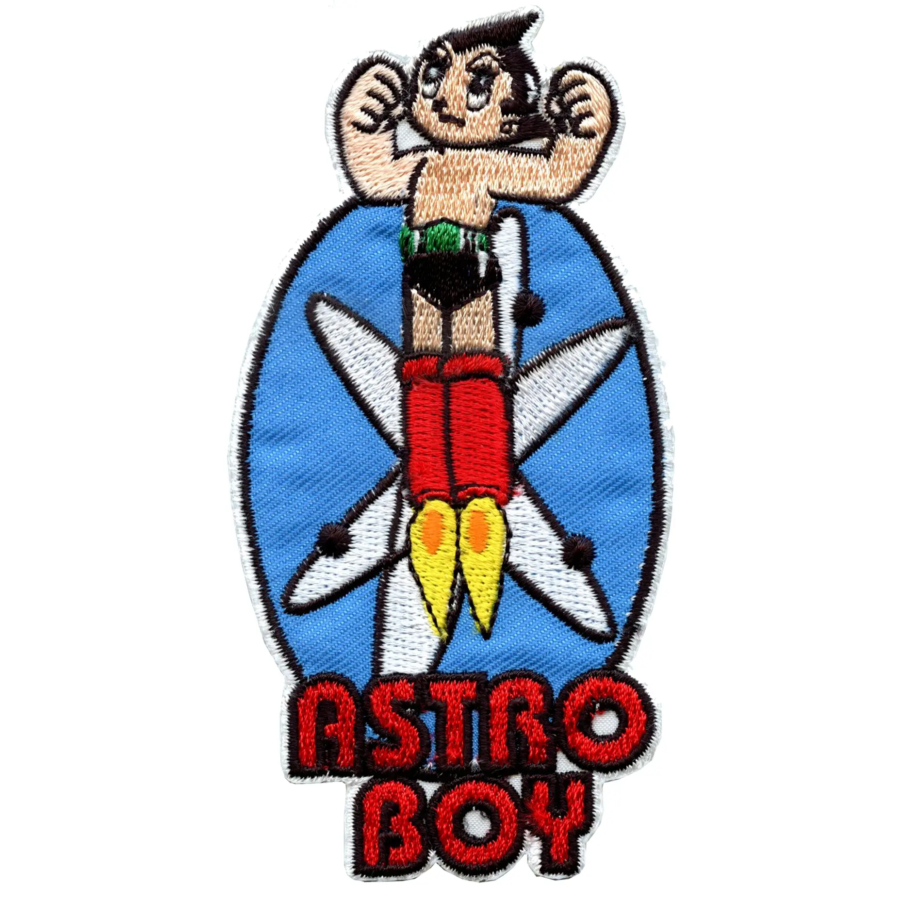 A Flying Pose Patch Astro Boy Anime Embroidered Iron On