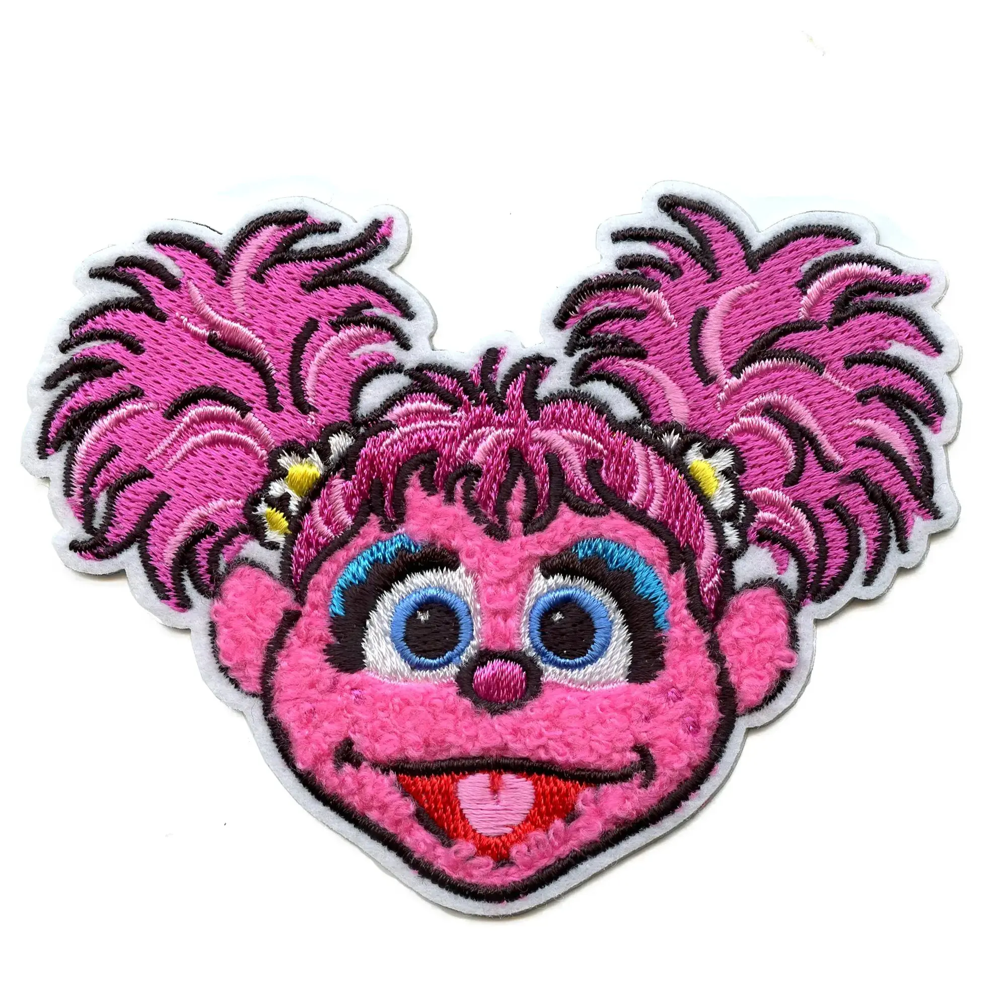 Abby Cadabby Portrait Patch 123 Sesame Street Chenille Embroidered Iron-On - Image 2