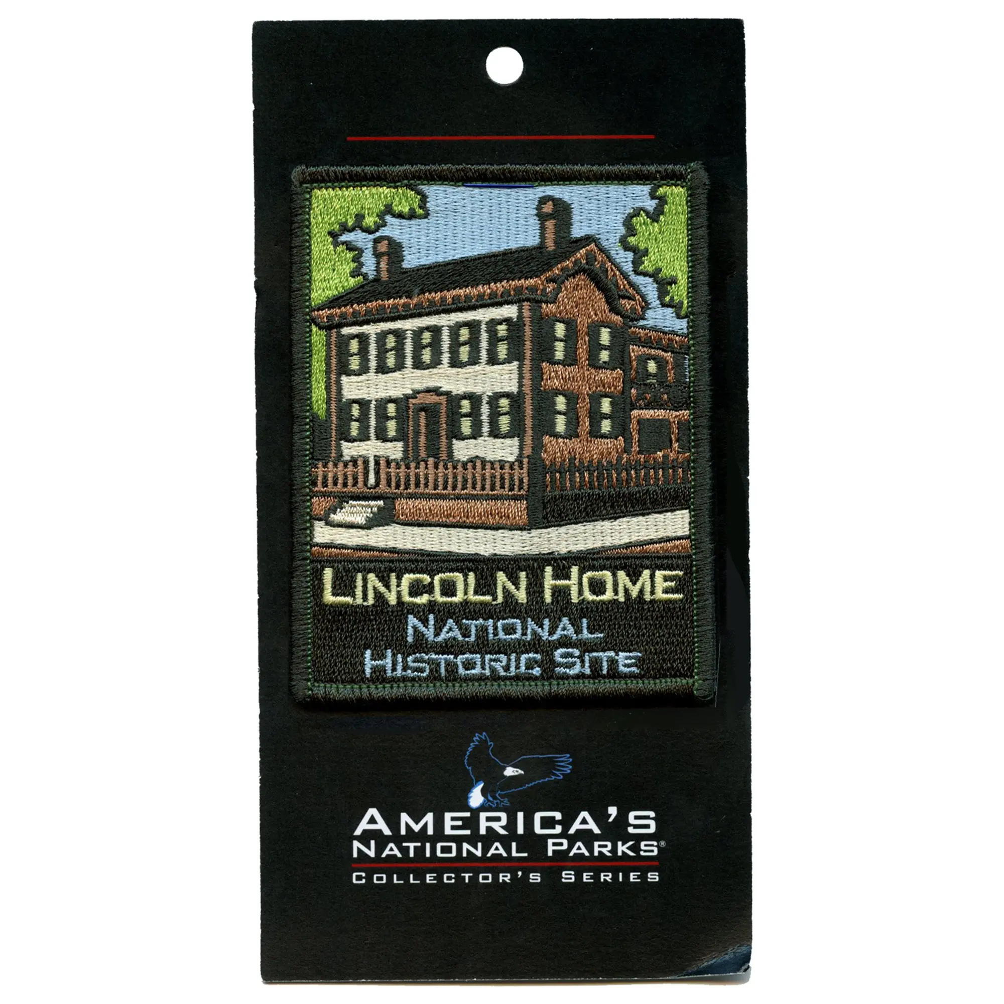 President Abraham Lincoln Home National Historic Site Patch Civil War Travel Illinois Embroidered Iron On - Image 2