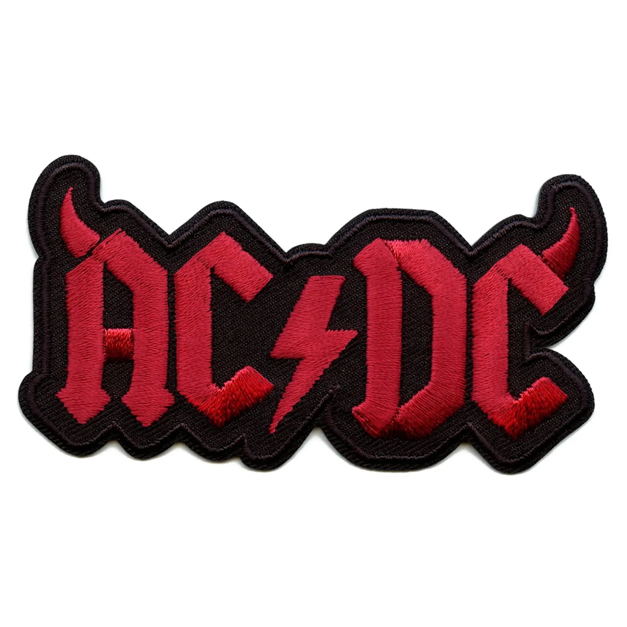 ACDC Patch Logo With Horns Embroidered Iron on