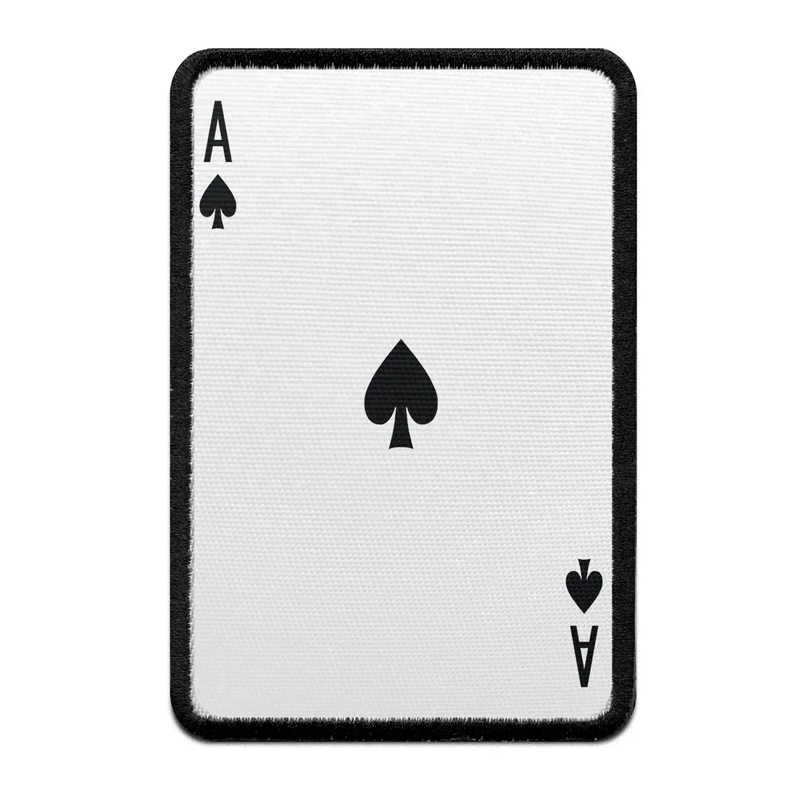 Ace Of Spades Card PhotoPatch Game Deck Embroidered Iron On