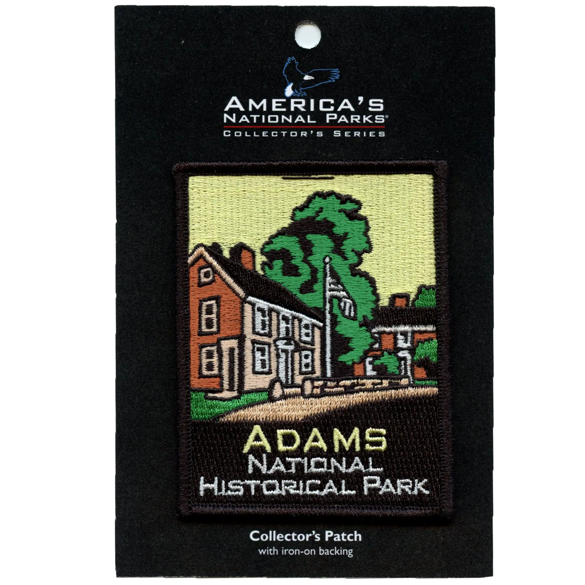 Adams National Historical Park Patch Massachusetts Travel Embroidered Iron On - Image 2