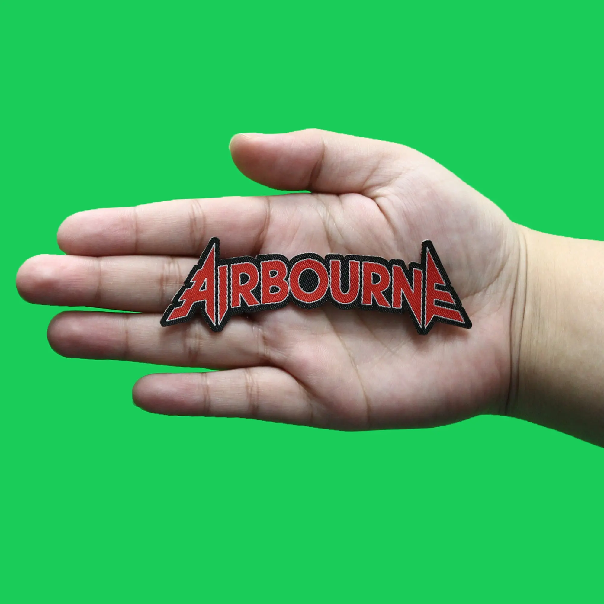 Airbourne Iconic Logo Patch Heavy Metal Band Woven Sew On - Image 2