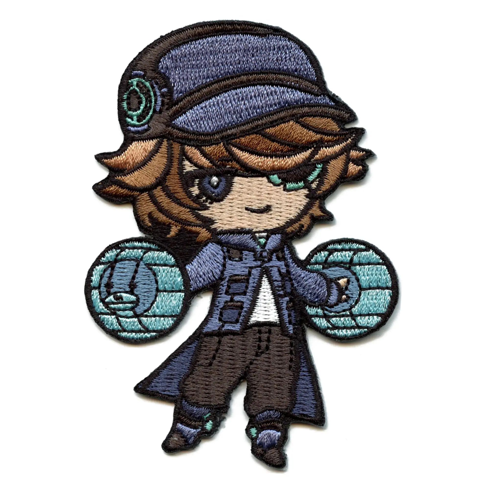 Akudama Drive Hacker Chibi Patch Cyber Criminal Embroidered Iron On