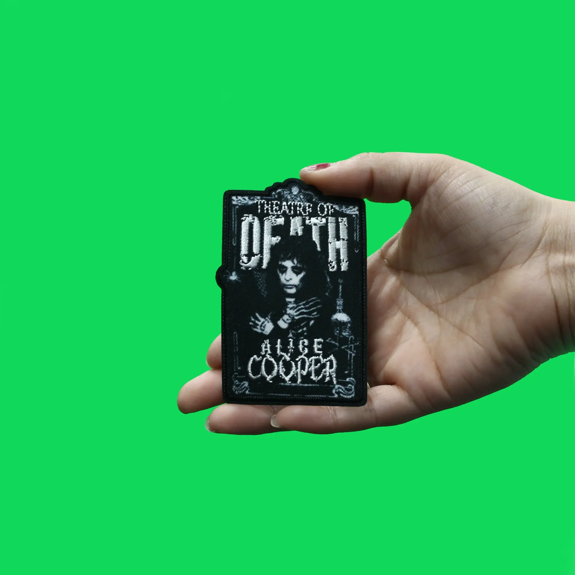 Alice Cooper Theatre Of Death Patch 2010 Live Album Embroidered Iron On - Image 2