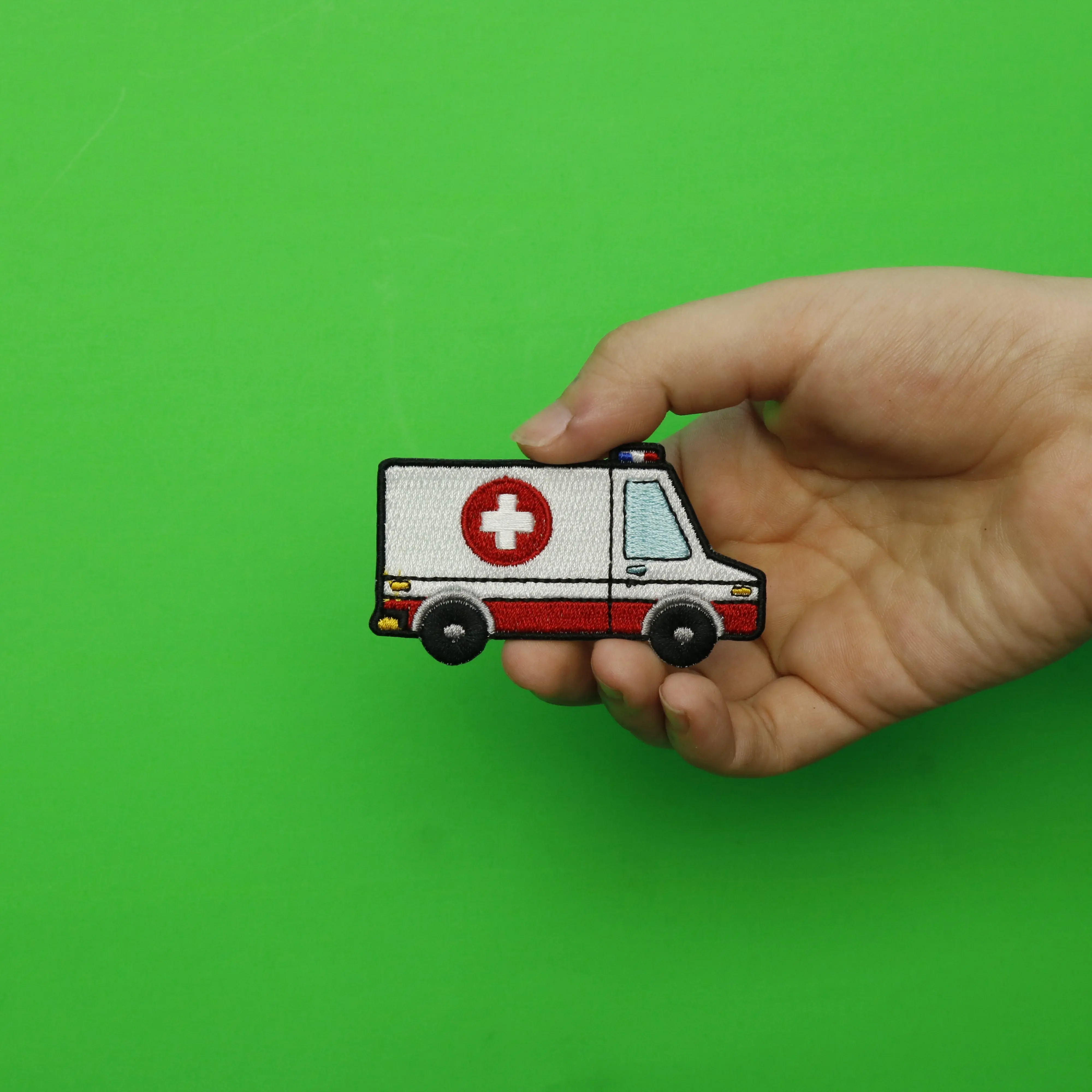 Ambulance Embroidered Iron On Patch - Image 2