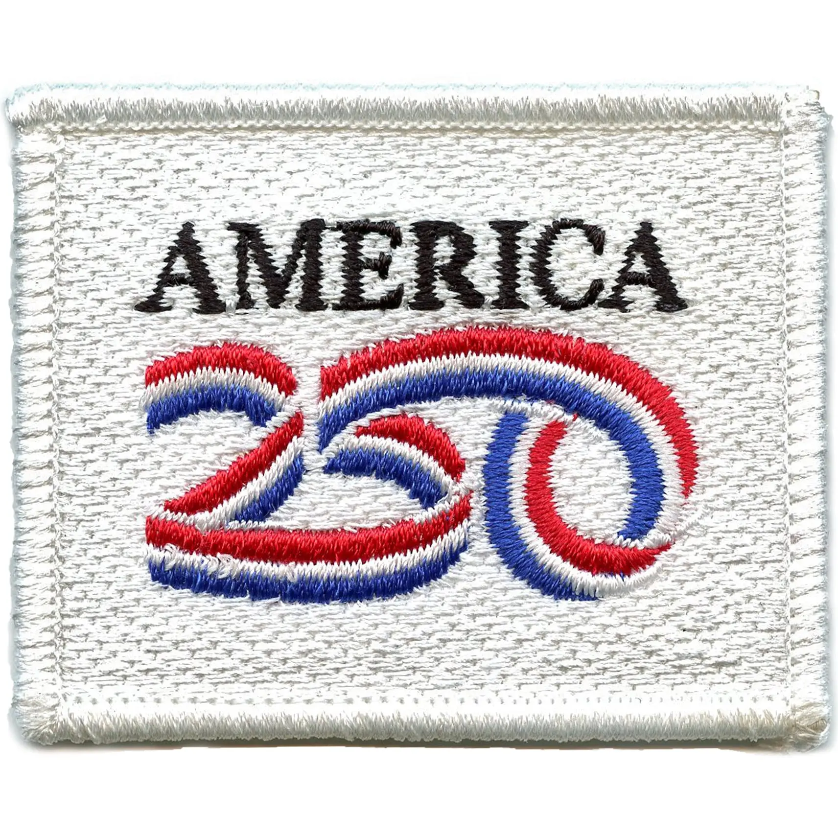 America 250™ Official Logo Patch USA Patriotic Embroidered Iron-On