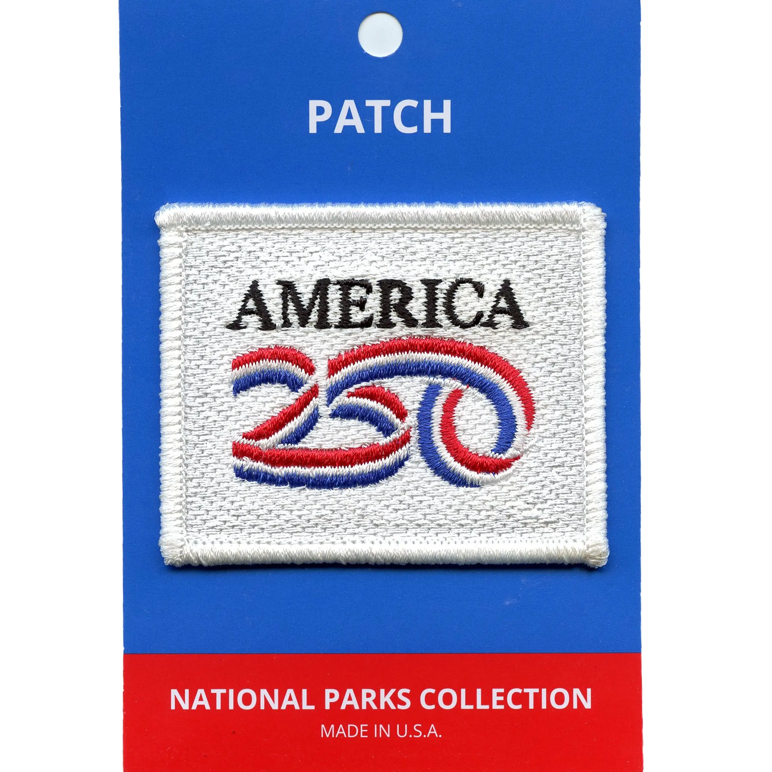 America 250™ Official Logo Patch USA Patriotic Embroidered Iron-On - Image 2