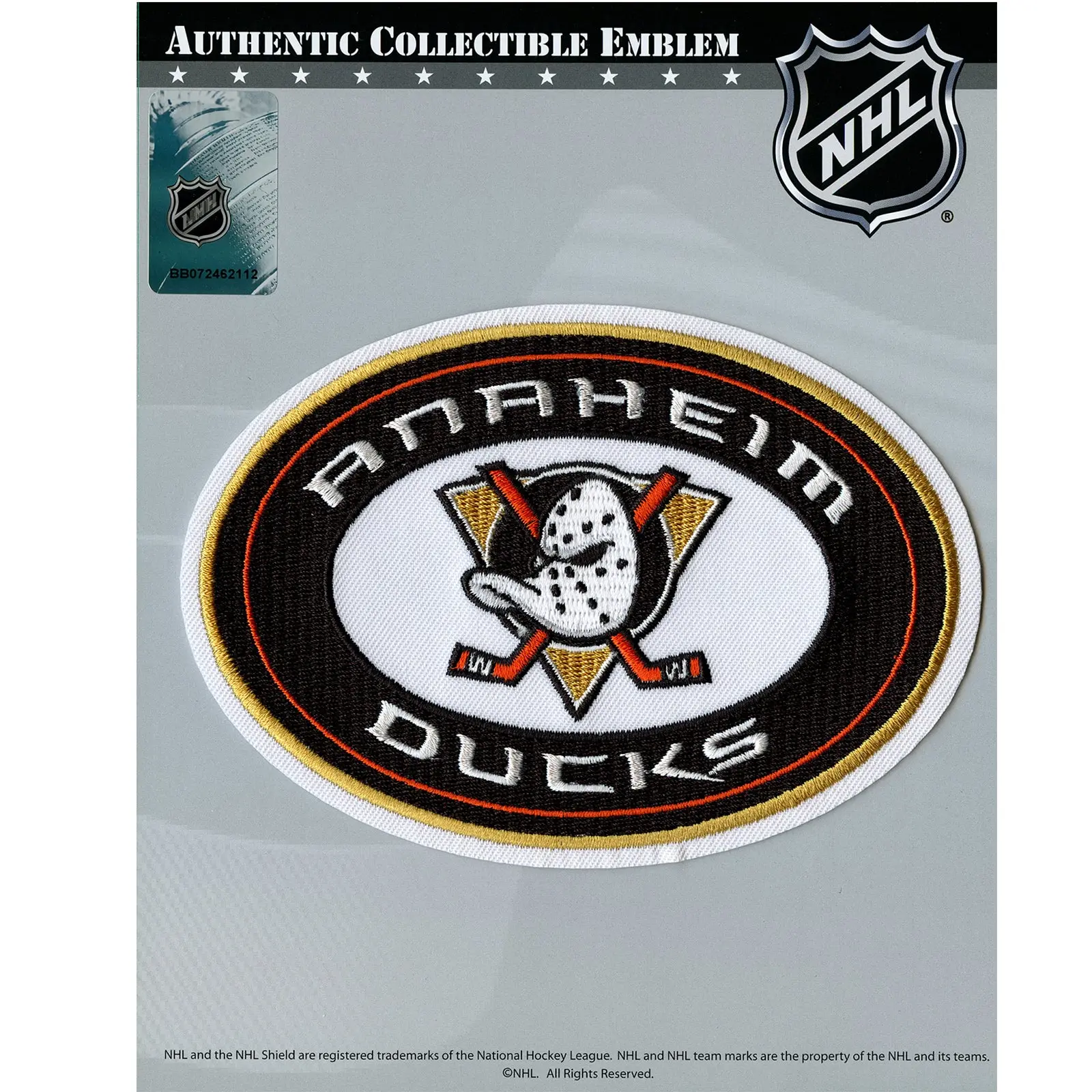 Anaheim Ducks Alternate Oval Patch
