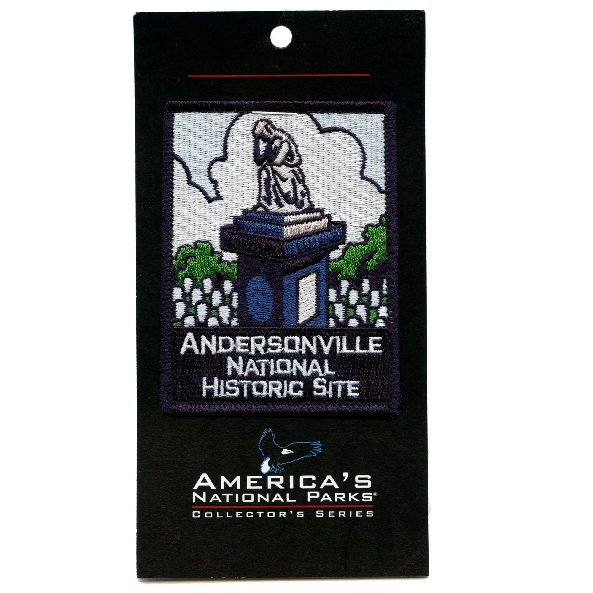 Andersonville National Historic Site Patch Georgia Travel Embroidered Iron On - Image 2