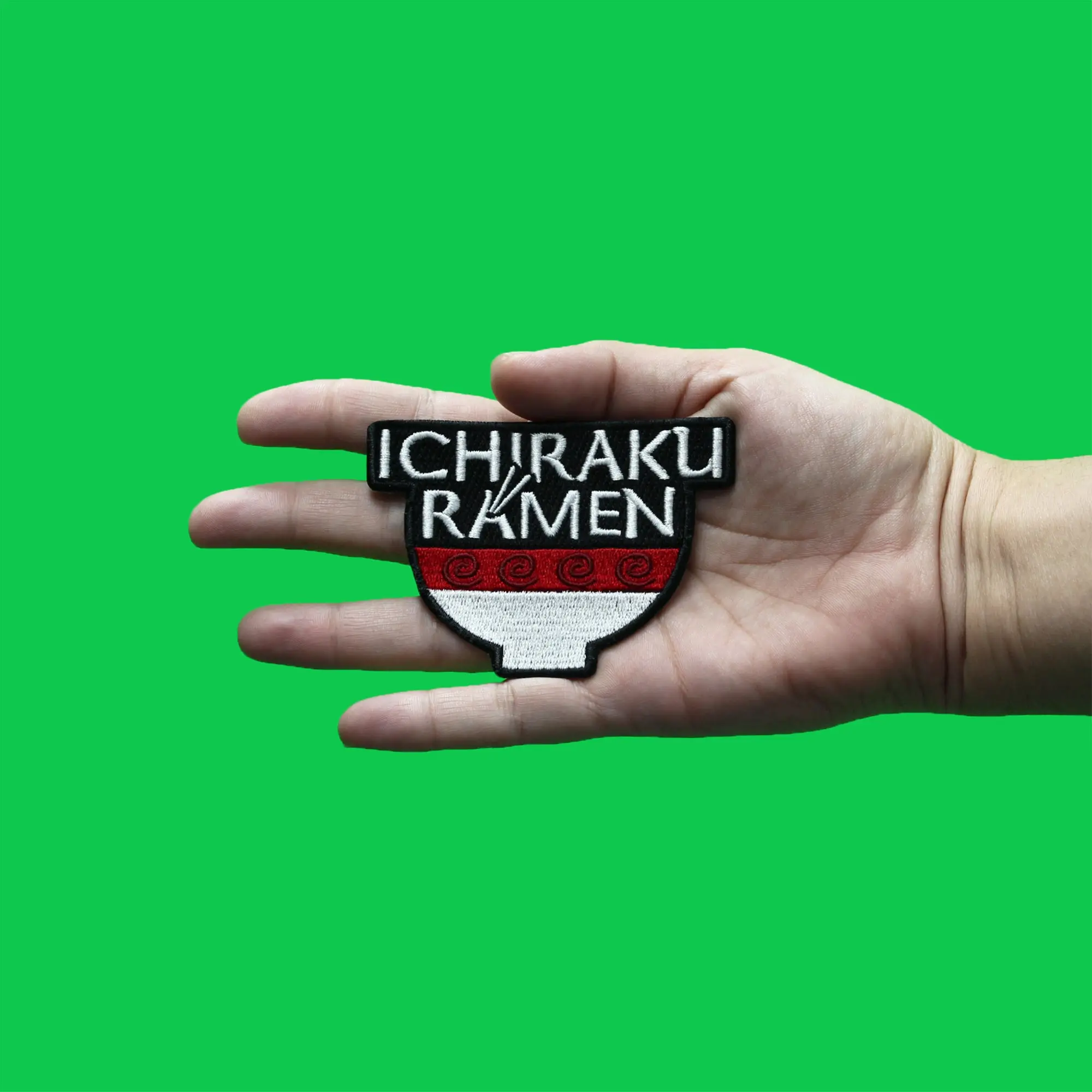 Anime Ichiraku Ramen Noodles Patch Bowl Embroidered Iron On - Image 2