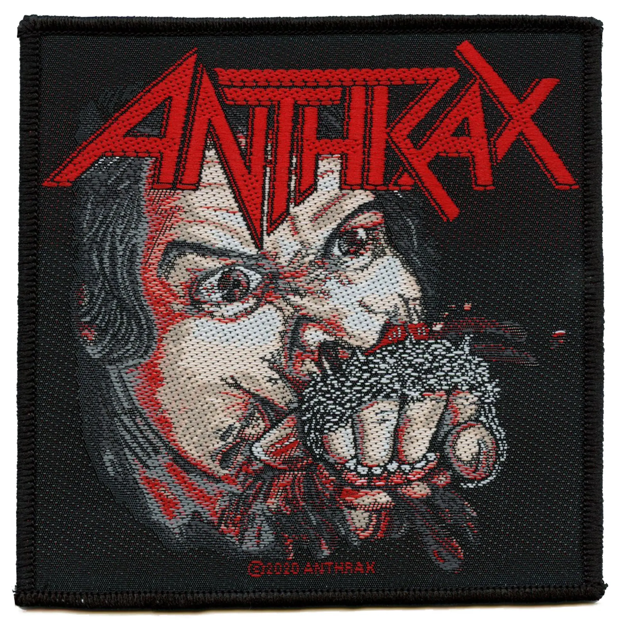 Anthrax Rock Band Patch Fistful of Metal Woven Sew On