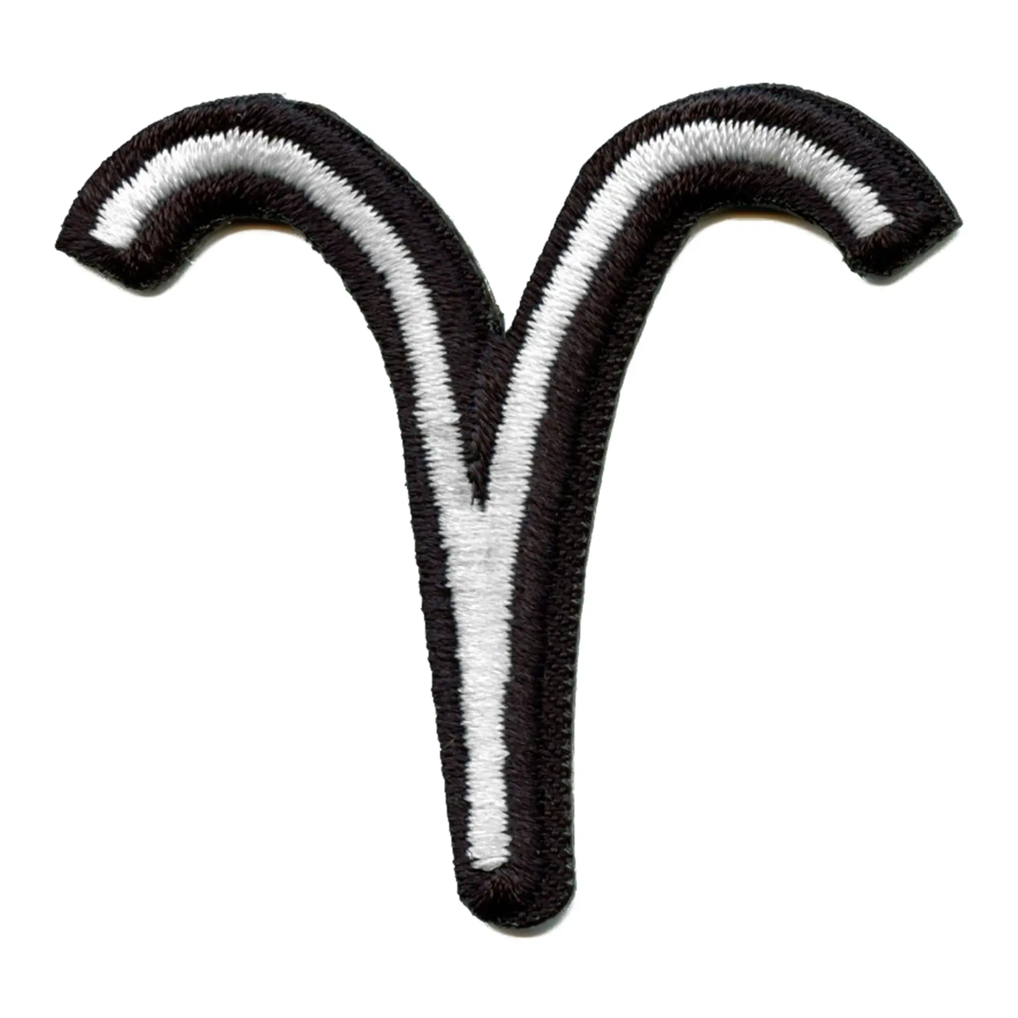 Aries Astrological Zodiac Symbol Patch Horoscope Ram Sign Embroidered Iron On - Image 4