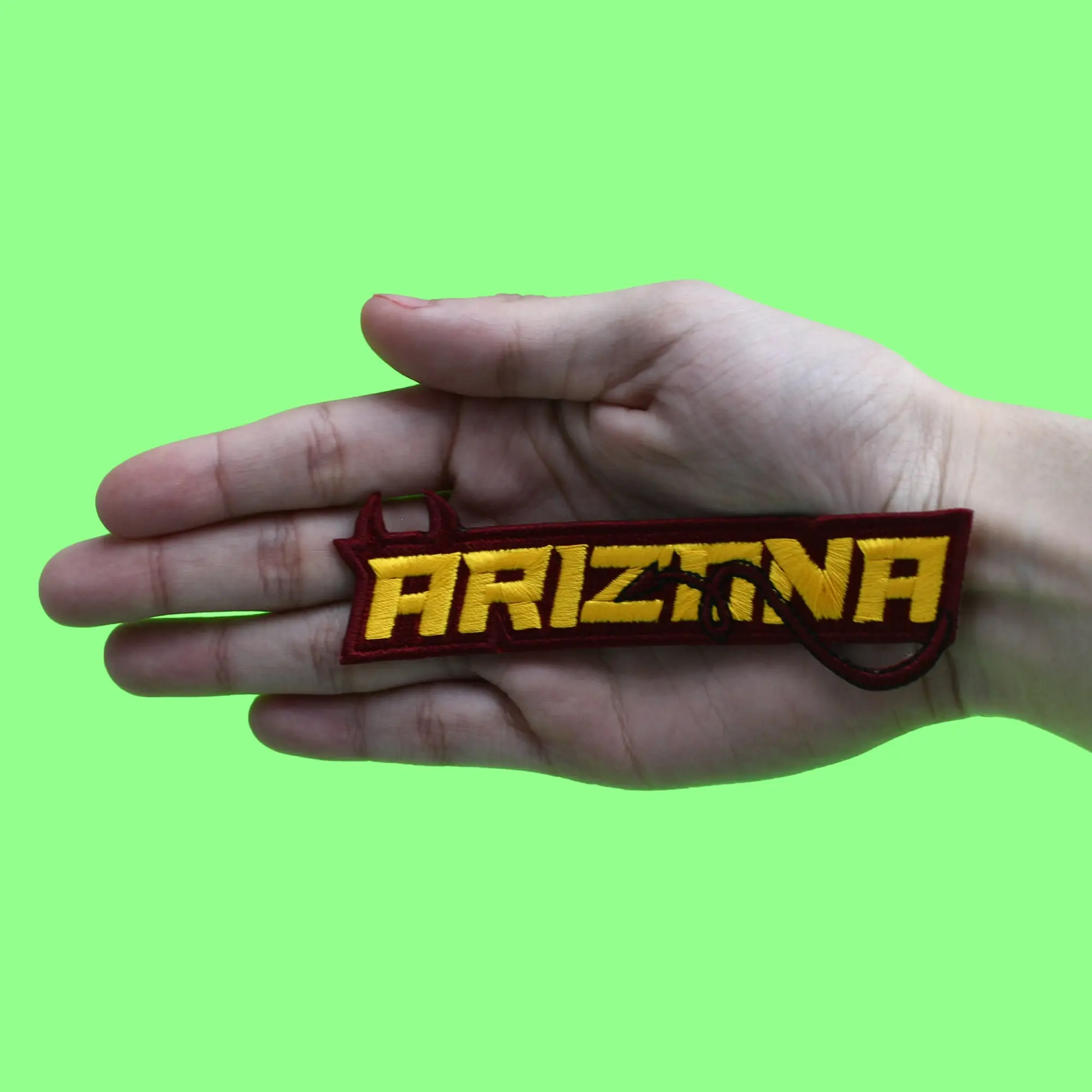Arizona State Horned Tail Patch Football College Team Embroidered Iron On - Image 2