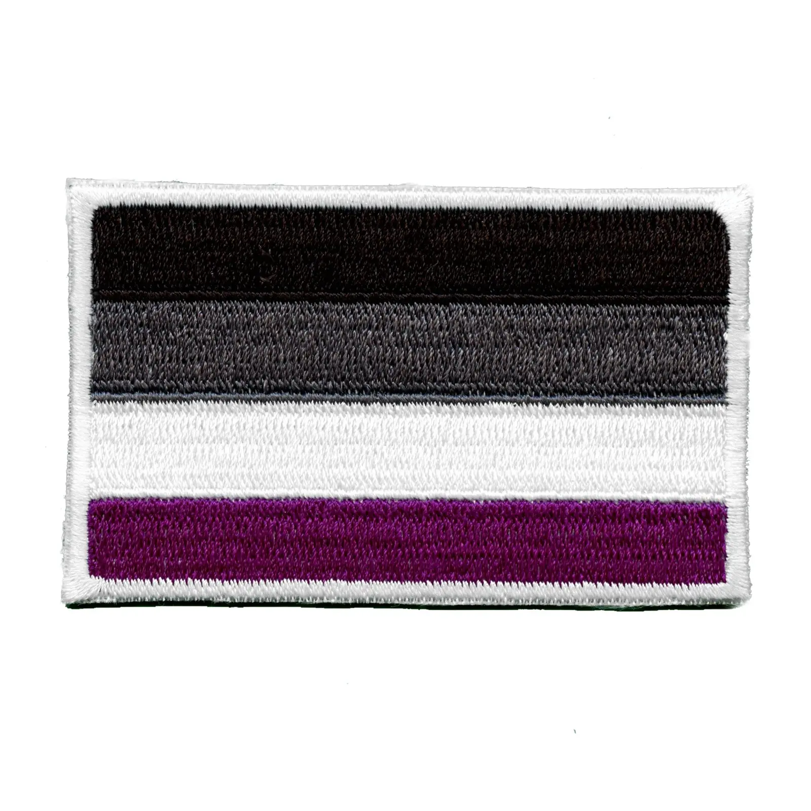 Asexual Pride Flag Patch LGBTQ+ Embroidered Iron On