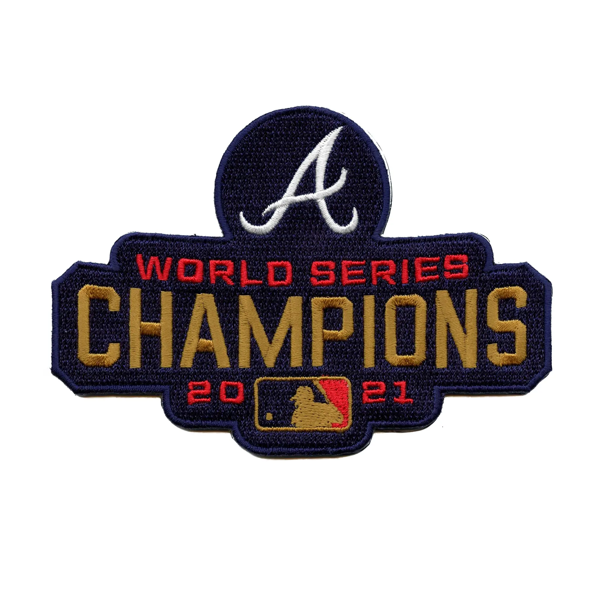 Atlanta Braves 2021 World Series Champions Gold Ceremony Jersey Patch - Image 2