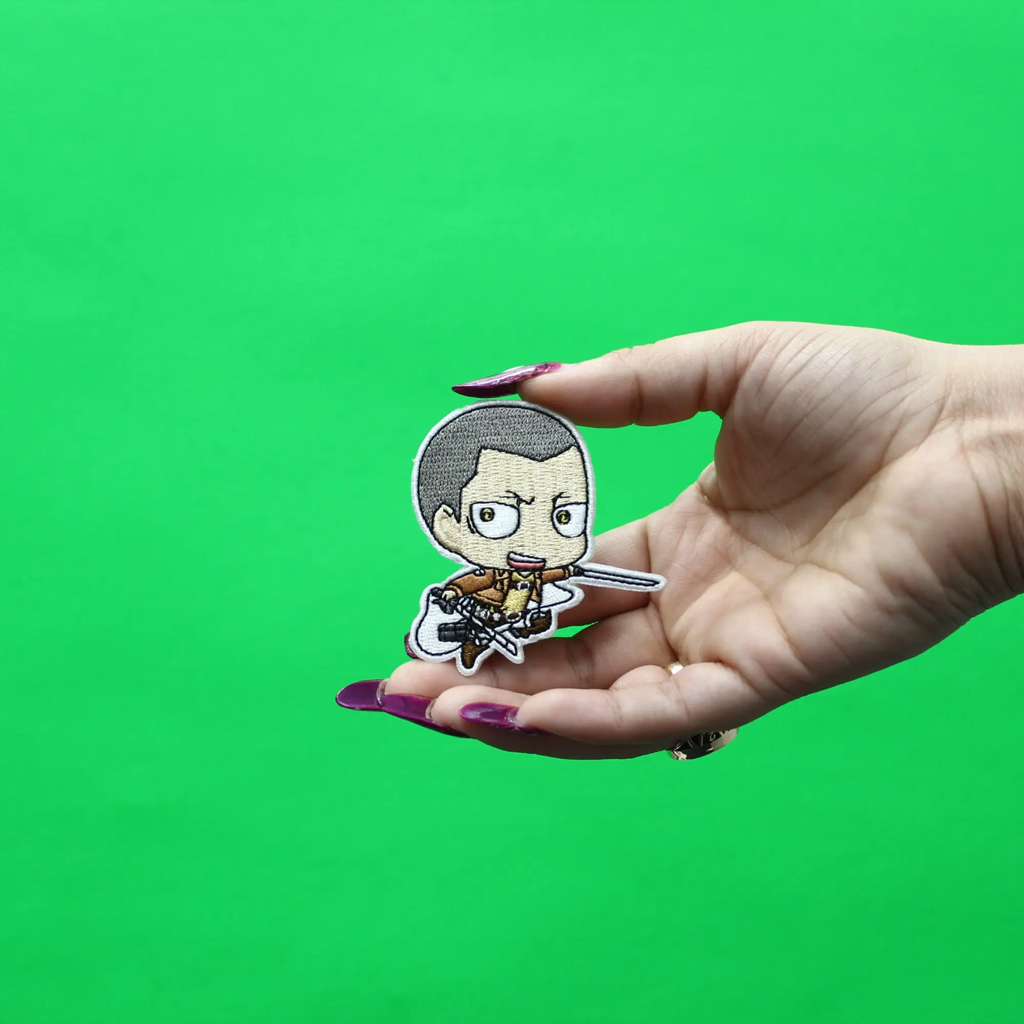 Attack On Titan Connie Springer Patch Survey Corps Embroidered Iron On - Image 2