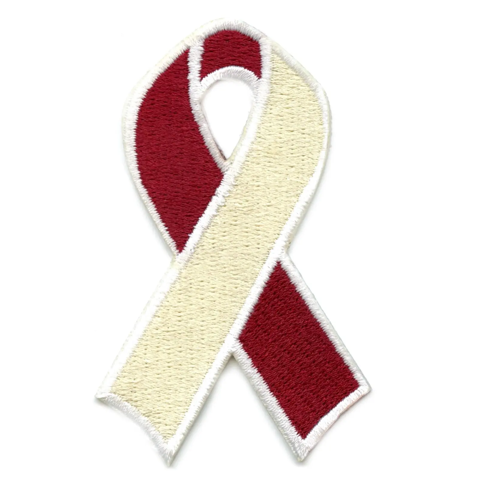 Cancer Awareness Ribbons Fully Embroidered Iron On Patches - Image 10