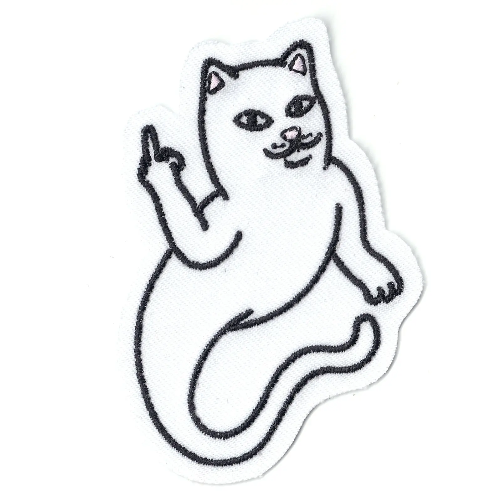 Bad Cat Ghost Meme Iron On Patch