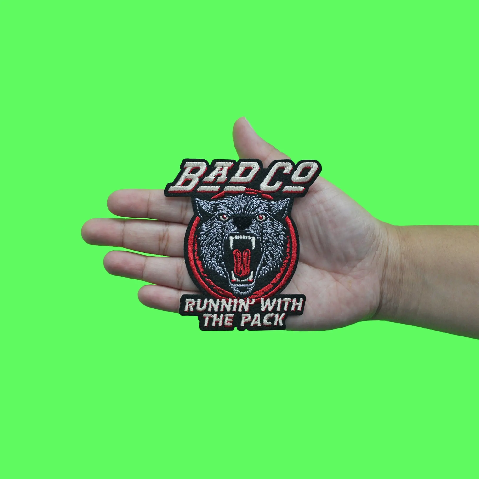 Bad Company Band Patch Runnin' With The Pac Embroidered Iron On - Image 2