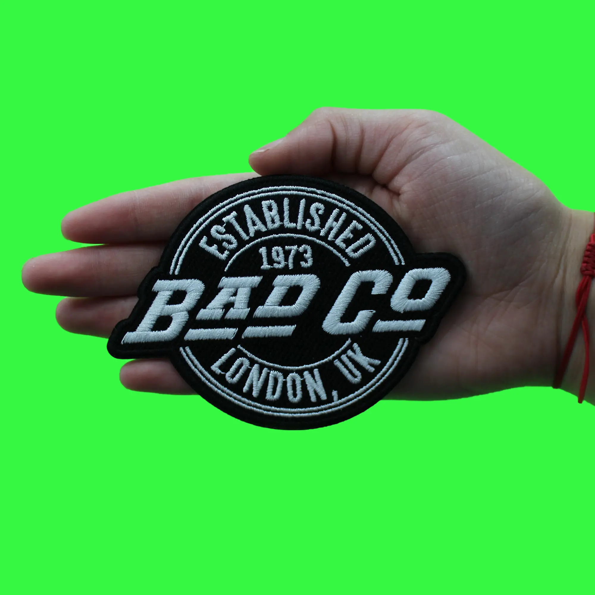 Bad Company EST 1973 Patch Classic Logo Rock Supergroup Embroidered Iron On - Image 2