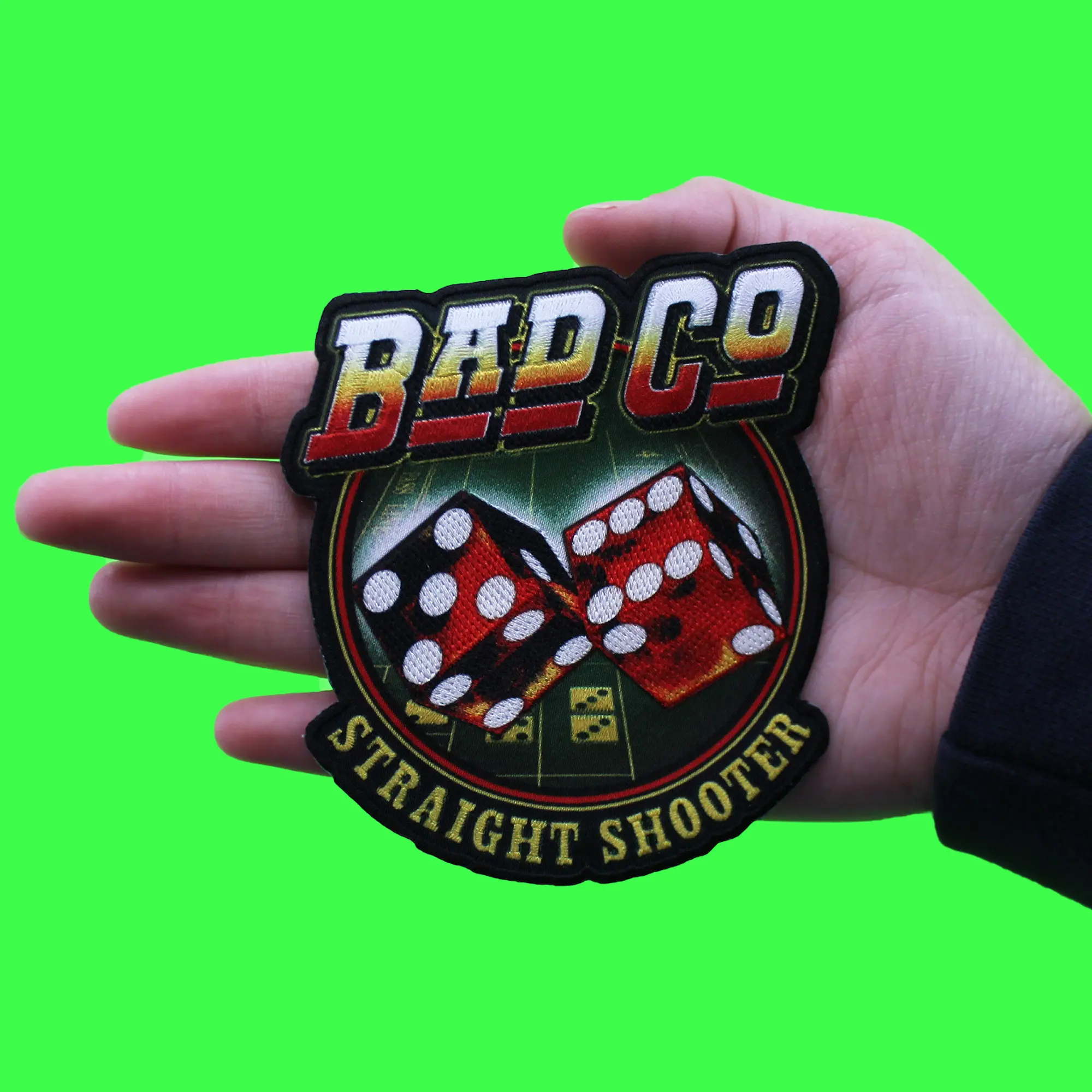 Bad Company Straight Shooter Patch Classic Rock Supergroup Embroidered Iron On - Image 2