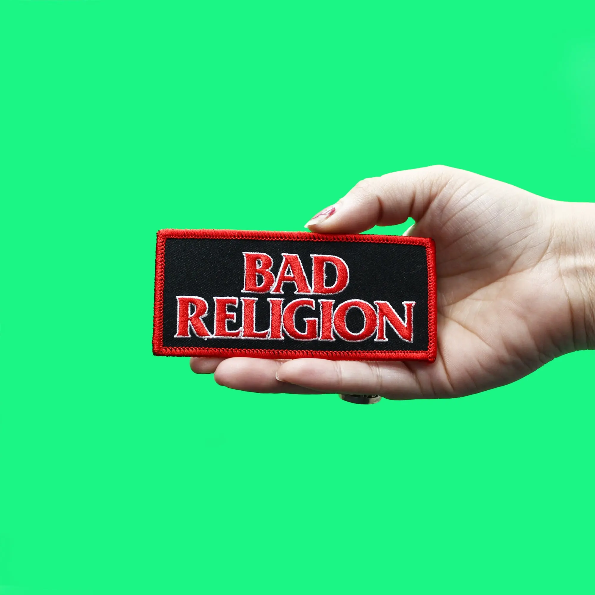 Bad Religion Patch Band Logo Embroidered Iron On - Image 2