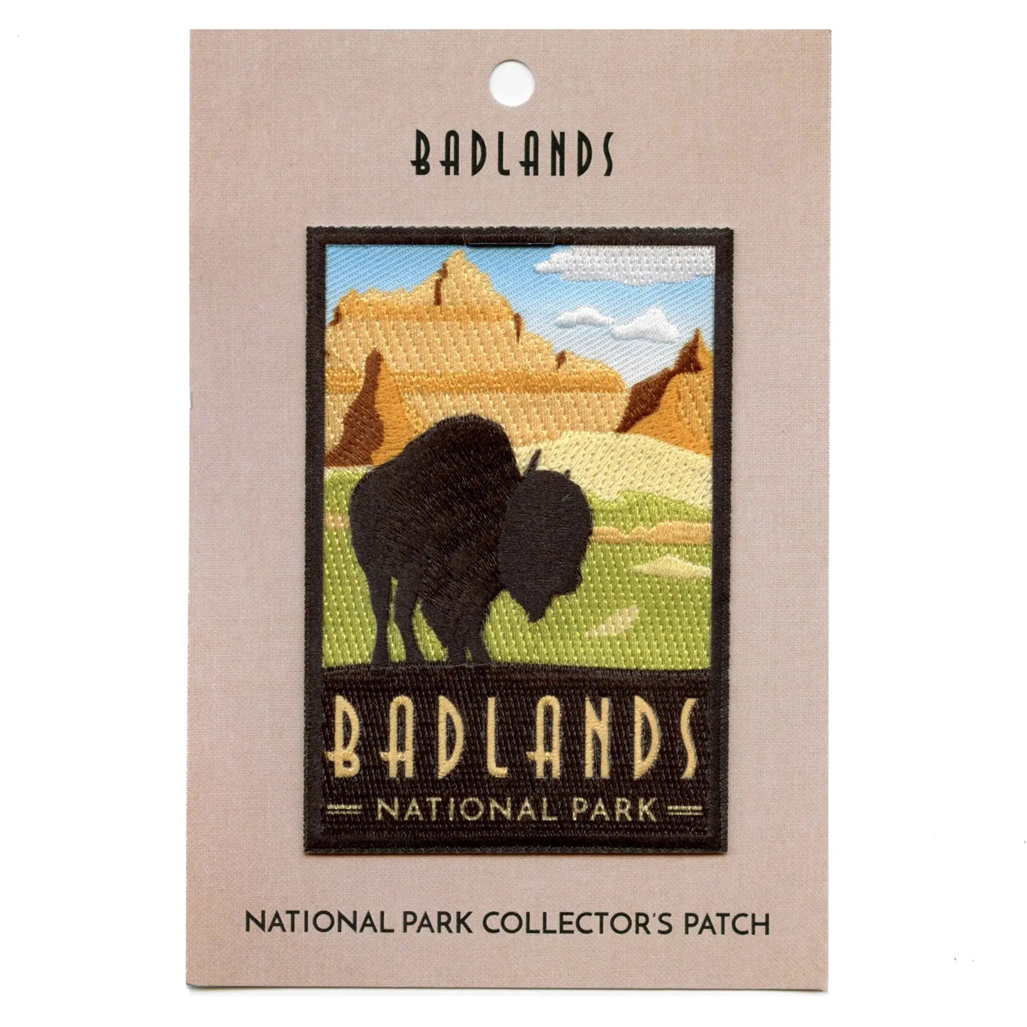 Badlands National Park Patch South Dakota Travel Sublimated Iron On - Image 2