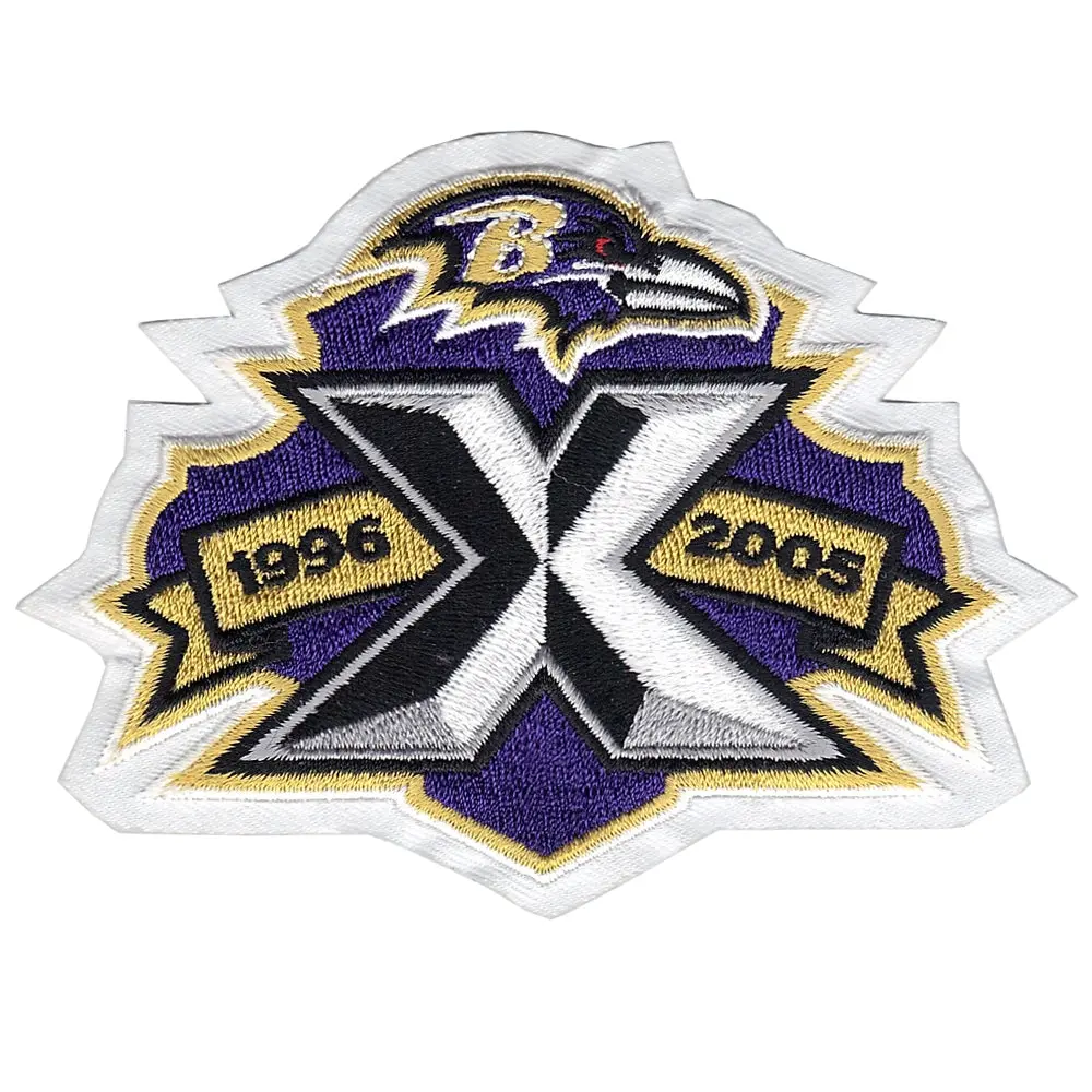 2005 Baltimore Ravens 10th Anniversary Jersey Patch - Image 2