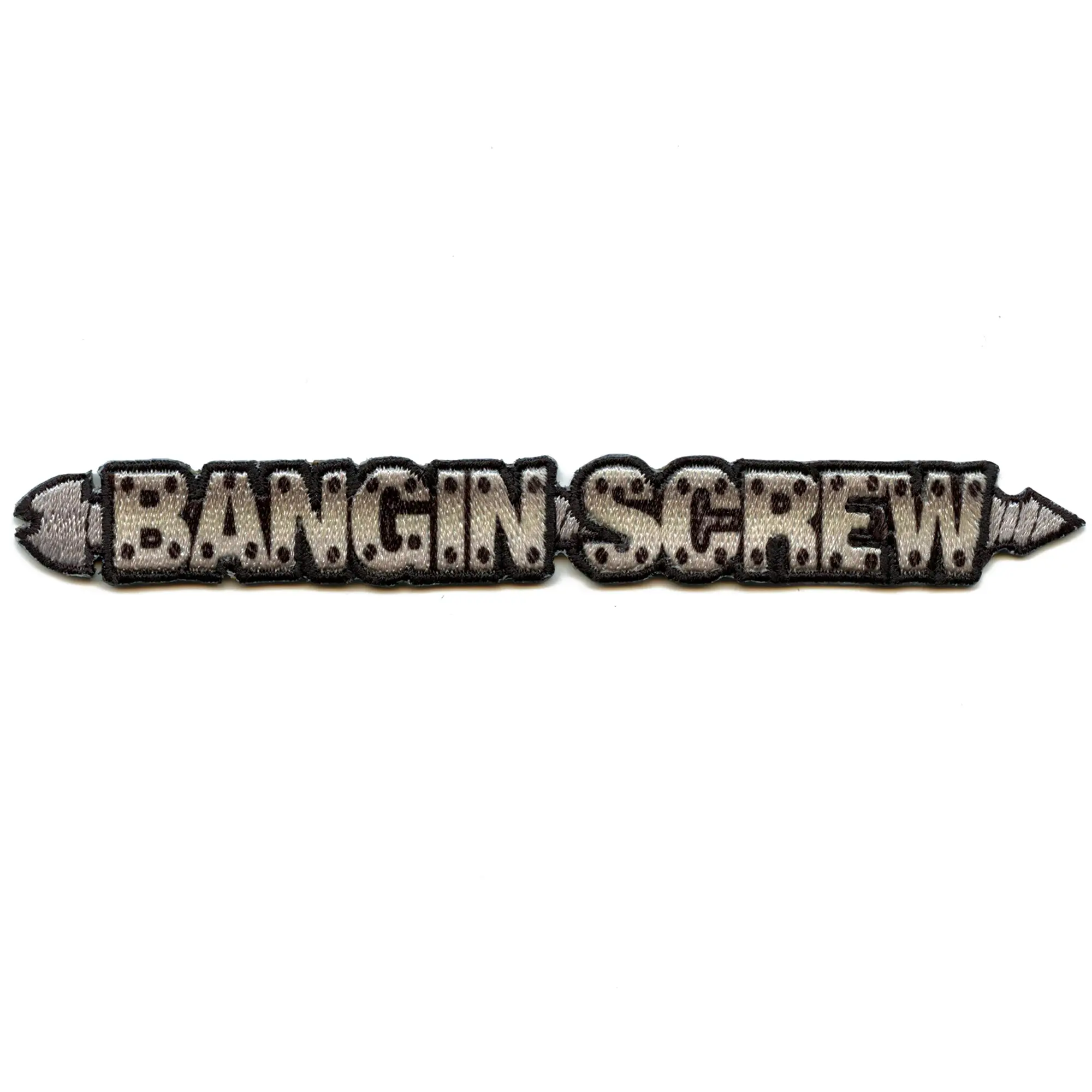 Bangin Screw Tool Patch Houston Screwston Beat Embroidered Iron On - Image 2