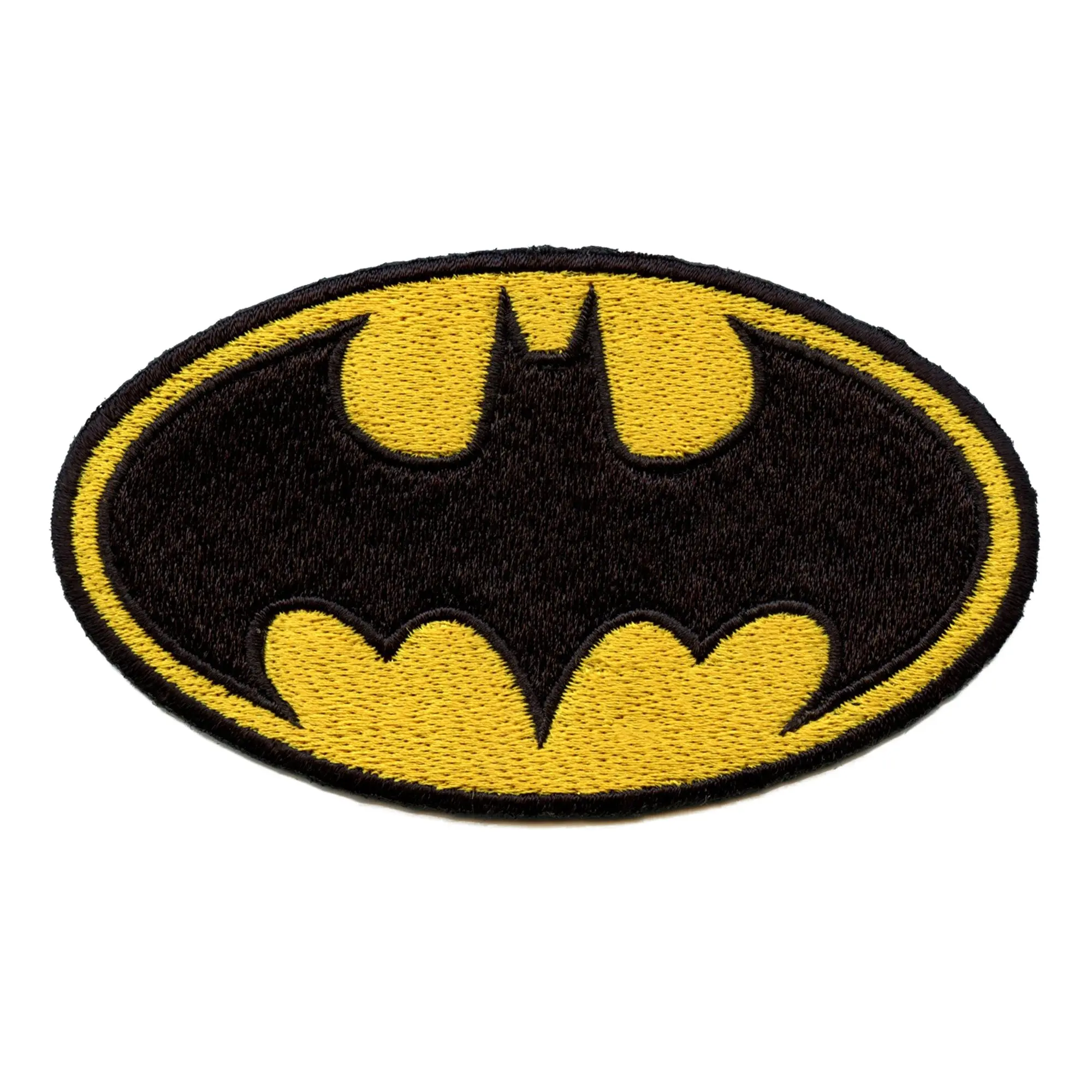 DC Comics Patch Batman Logo Embroidered Iron On - Medium