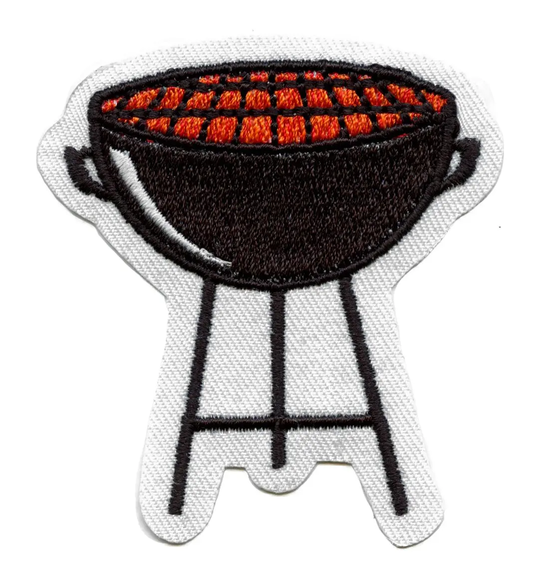 BBQ Pit Grill Embroidered Iron On Patch