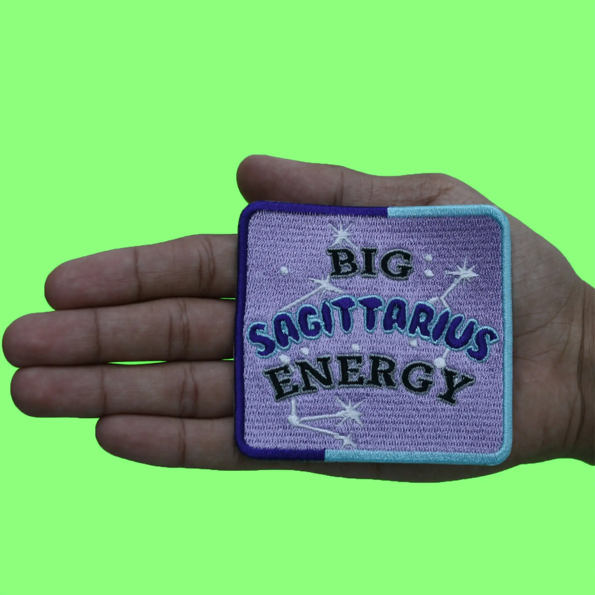 Big Sagittarius Energy Patch Constellation Zodiac Box Embroidered Iron On - Image 2
