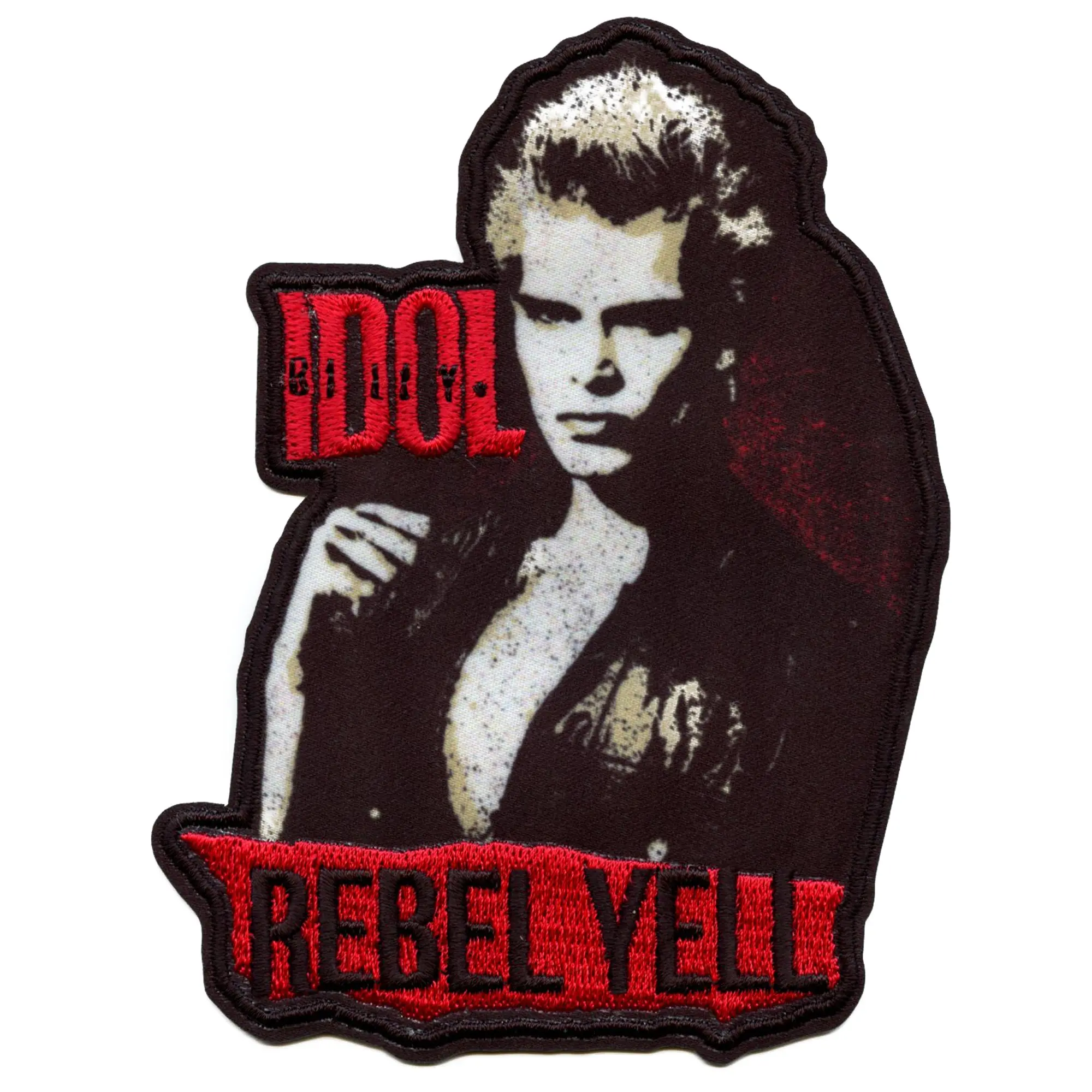 Billy Idol Rebel Yell Patch Fist 70s Rock Icon Sublimated Embroidery Iron On