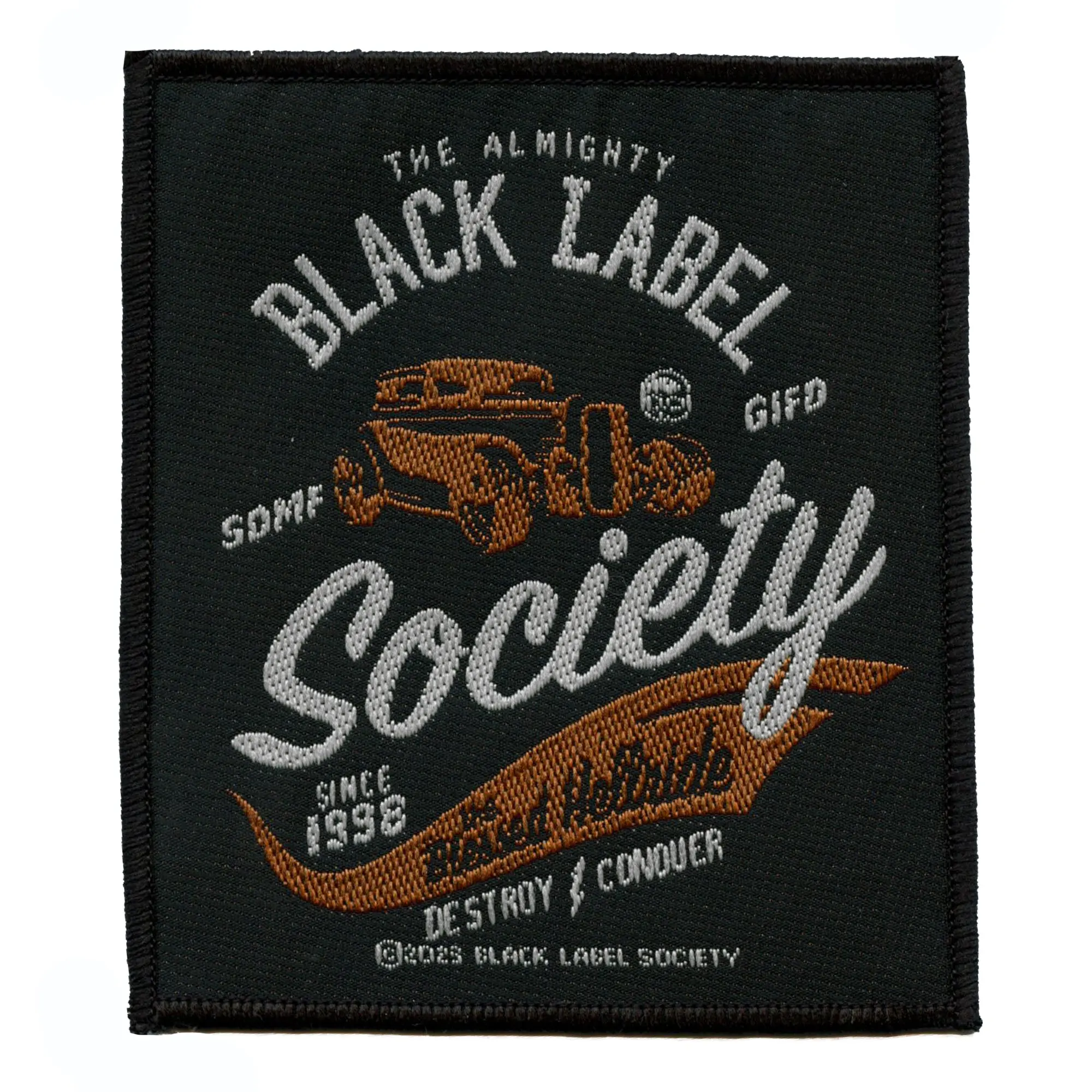 Black Label Society Album Cover Patch The Blessed Hellride Woven Sew On