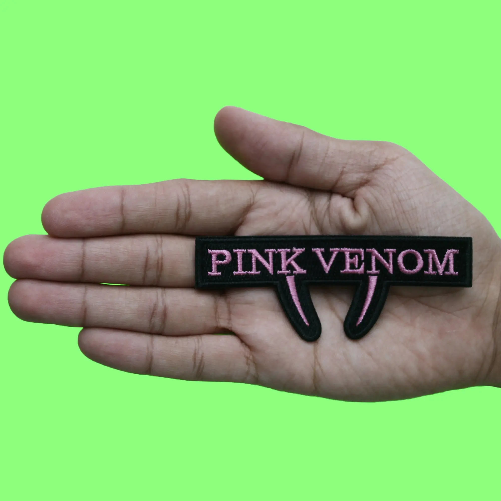 Blackpink Kpop Band Patch Pink Venom Song Embroidered Iron On - Image 2
