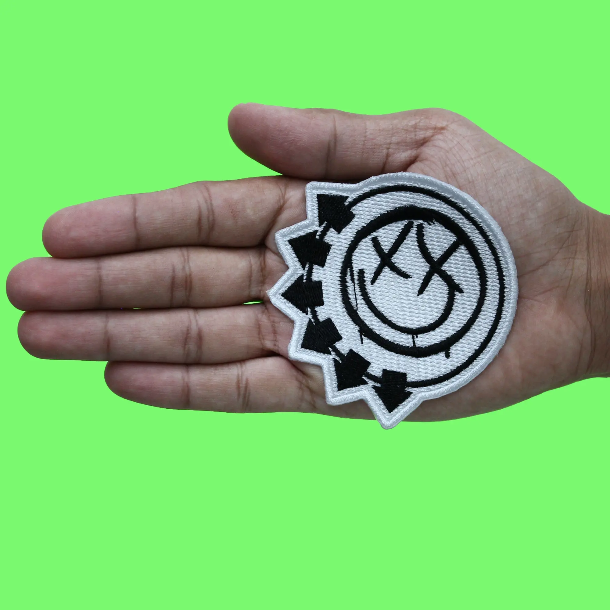 Blink 182 Punk Patch Six-Arrow Alternative Smile Embroidered Iron On - Image 2