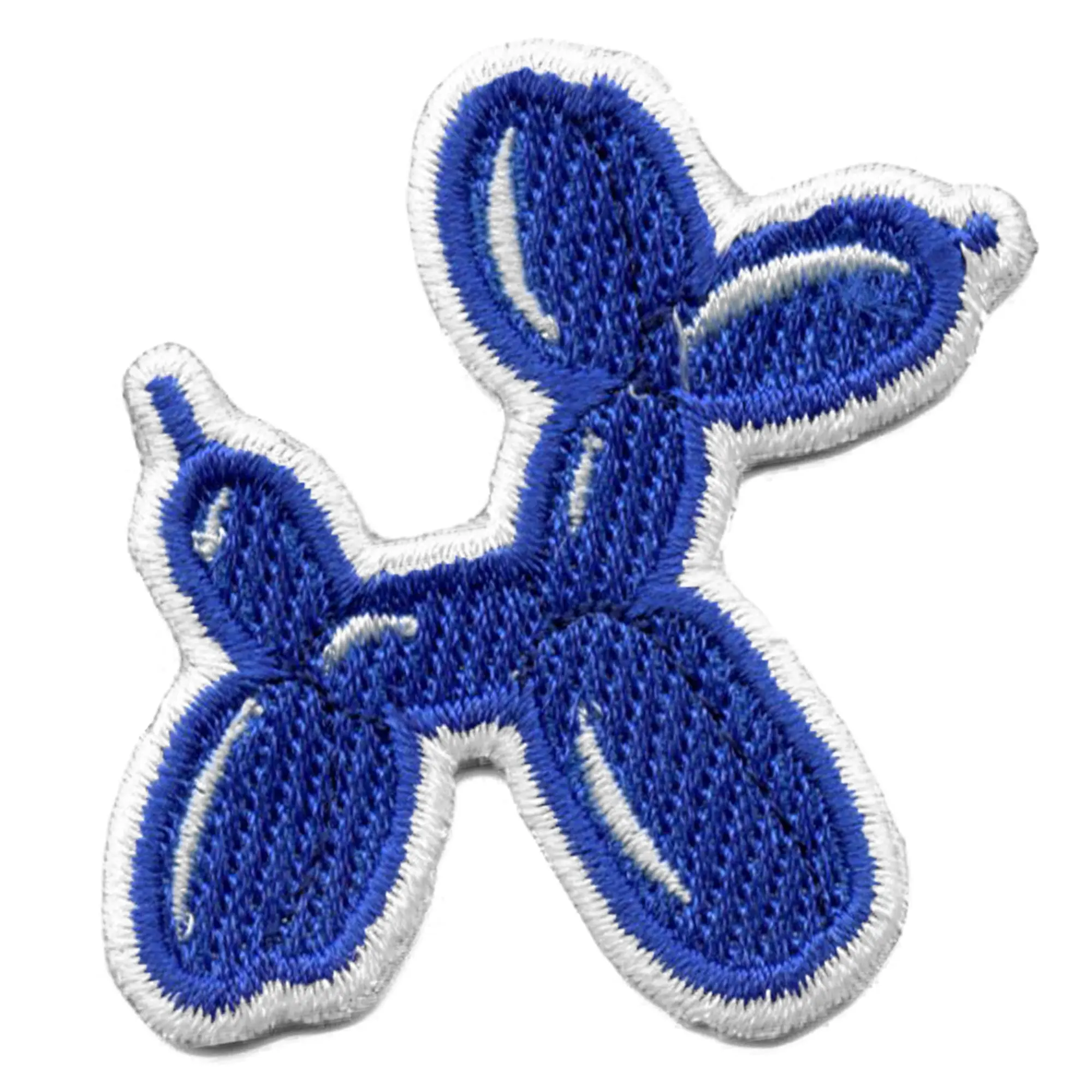 Blue Air Balloon Dog Art Patch Los Angeles Artist Embroidered Iron On
